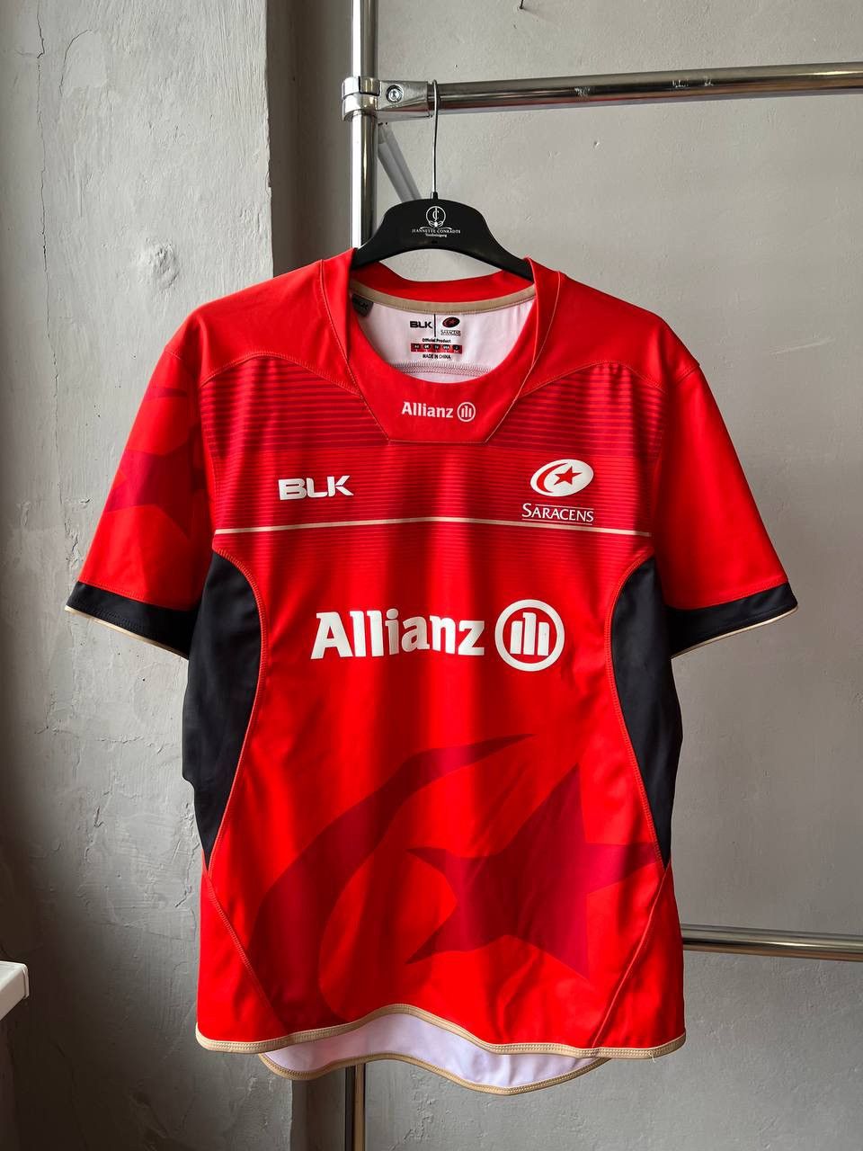 Sports Specialties 2016/17 SARACENS BLK ALLIANZ AWAY RUGBY JERSEY SHIRT SIZE L Size US L / EU 52-54 / 3 - 2 Thumbnail
