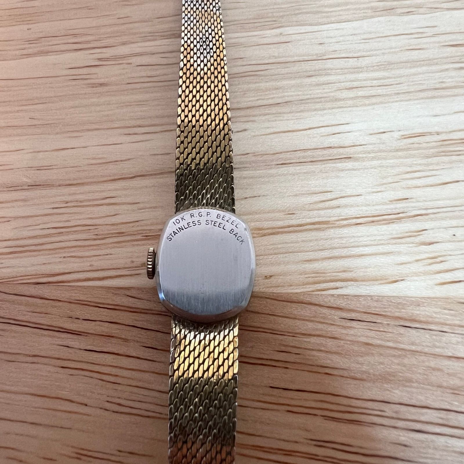 Vintage Flair 10K RGP GF Gold Vintage Ladies Gold Watch 17 Jewels Size ONE SIZE - 2 Thumbnail