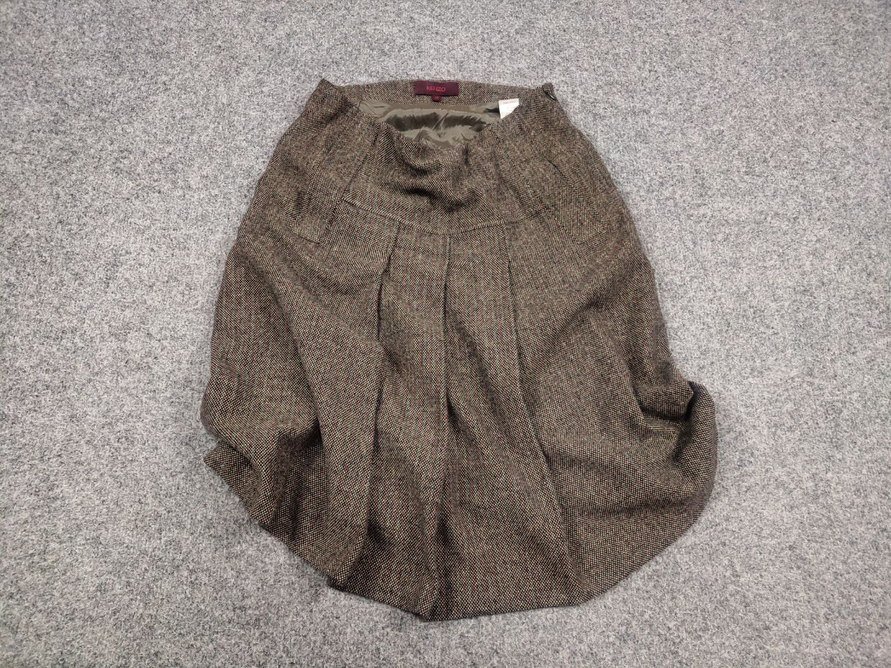 Kenzo Vintage 0's Kenzo Paris Wool Blend Wrap Midi Skirt Size 38" / US 16 / IT 52 - 2 Thumbnail