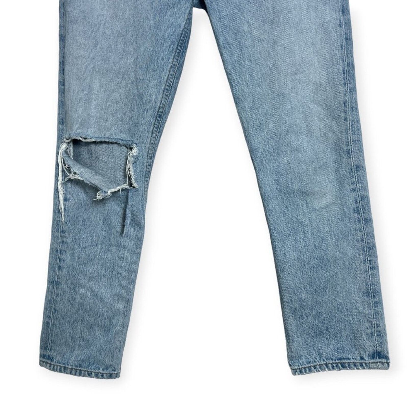 Agolde AGOLDE Riley High Rise Straight Crop Jeans WOMENS 25 USA Size 25" / US 0 / IT 36 - 7 Thumbnail
