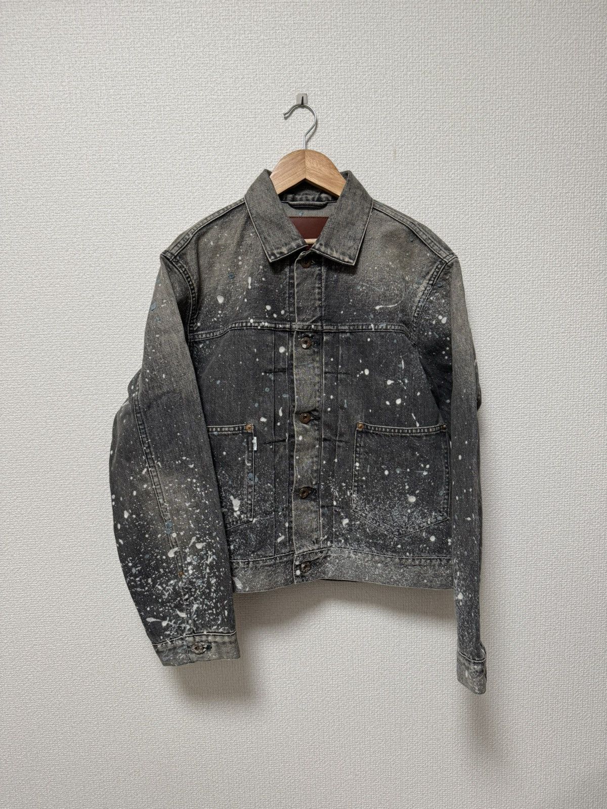 Other Sugarhill 24AW Molded Denim Jacket Size US S / EU 44-46 / 1 - 1 Thumbnail