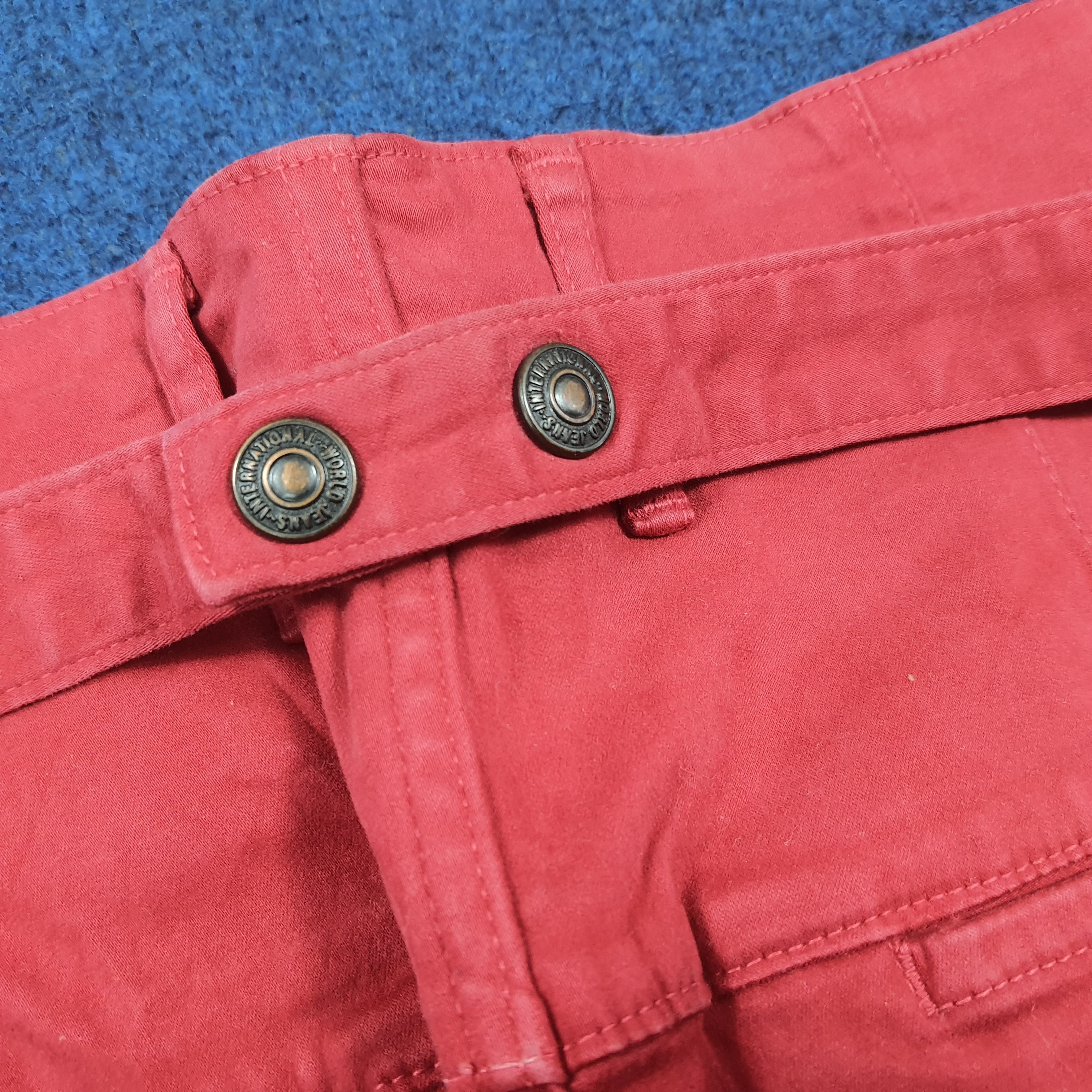 Kapital KAPITAL Japan Red Cotton Tencel Stretch Pants C297N25 Size 26" / US 2 / IT 38 - 5 Thumbnail
