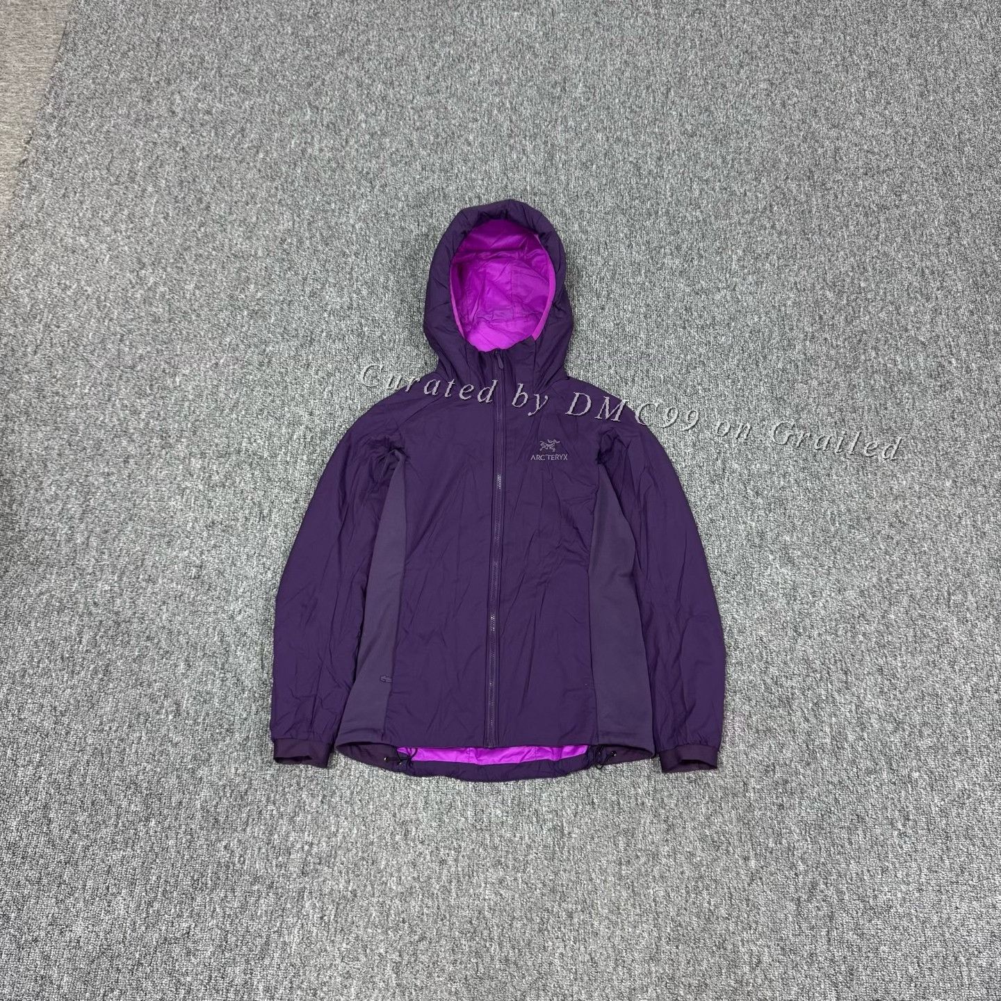Arc'teryx Arcteryx Atom Violet Embroidered Logo Hooded Jacket Size XXS / US 00 / IT 34 - 1 Thumbnail