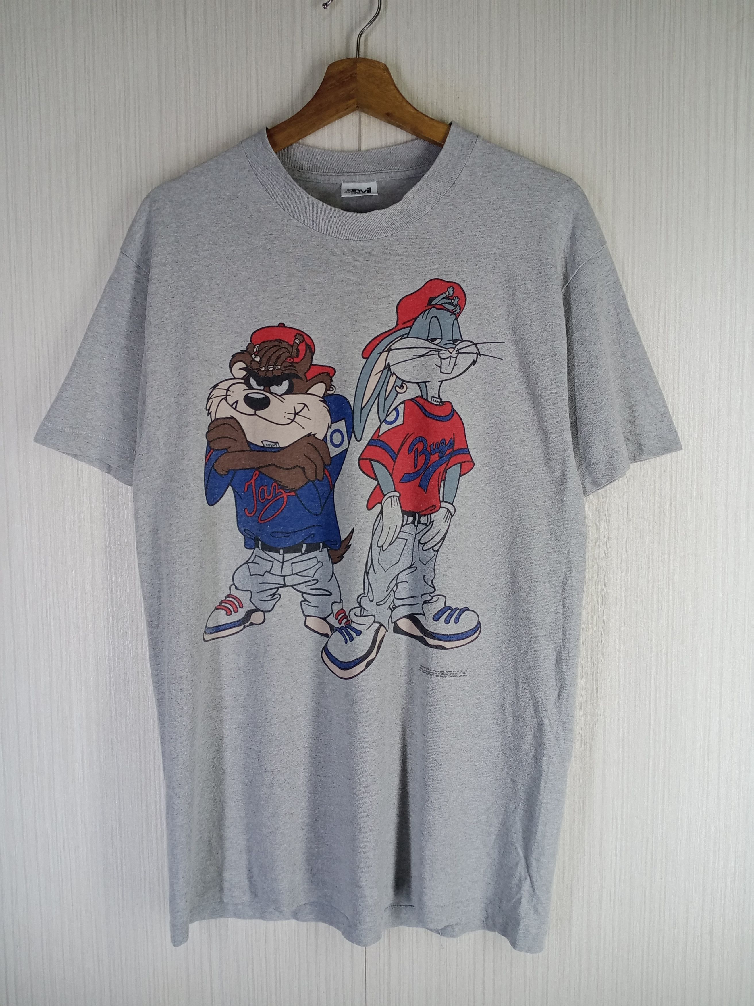 Cartoon Network × Vintage × Warner Bros Rare Vintage 1992 Looney Tunes Warner Bros Characters Tshirt Size US L / EU 52-54 / 3 - 1 Thumbnail