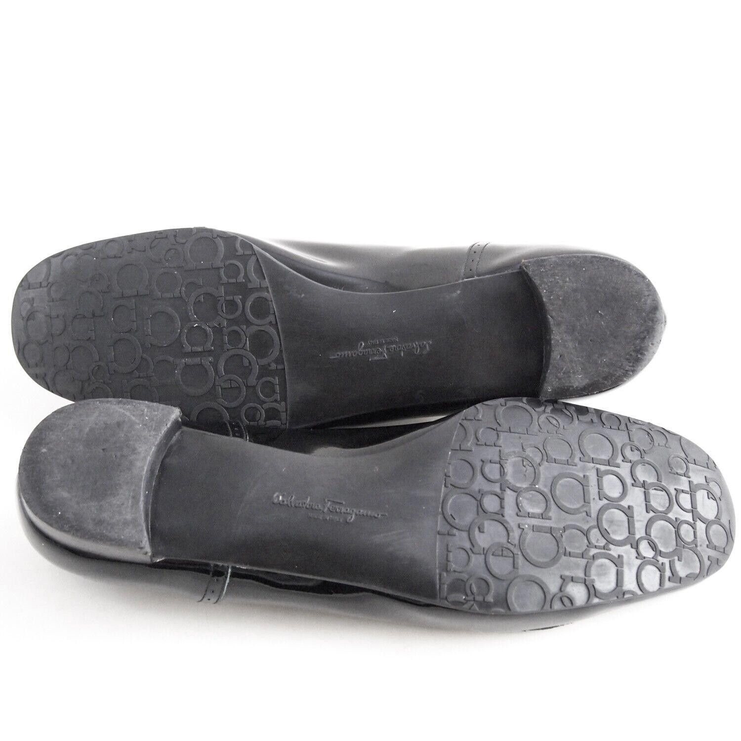 Salvatore Ferragamo Ferragamo Penny Loafer Black Polished Leather EU 39 US 8.5 C Size US 8.5 / IT 38.5 - 8 Thumbnail