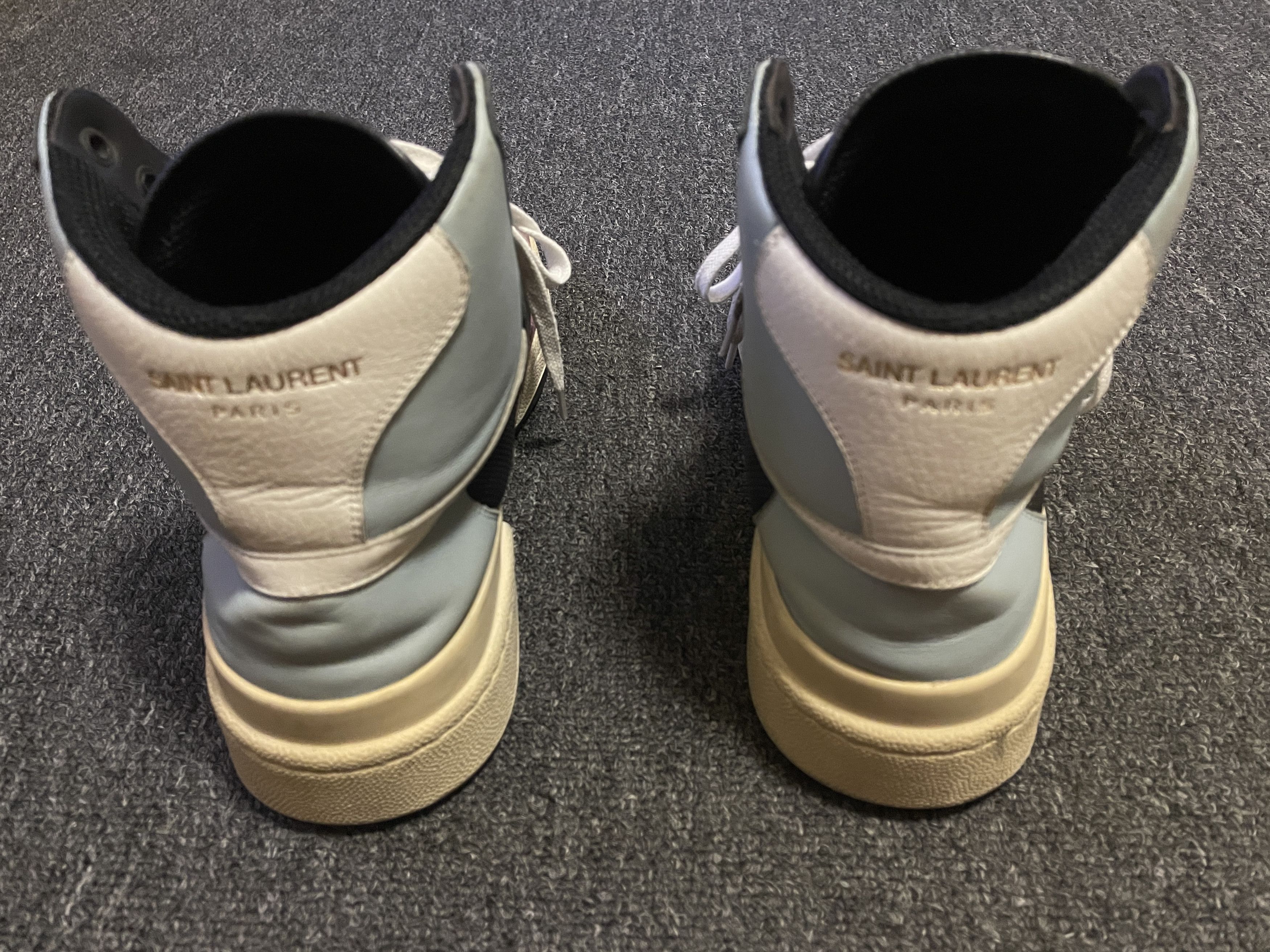 Saint Laurent Paris Saint Laurent Men's Hi-Top Sneakers Shoes Size 42/US9 Size US 9 / EU 42 - 4 Thumbnail