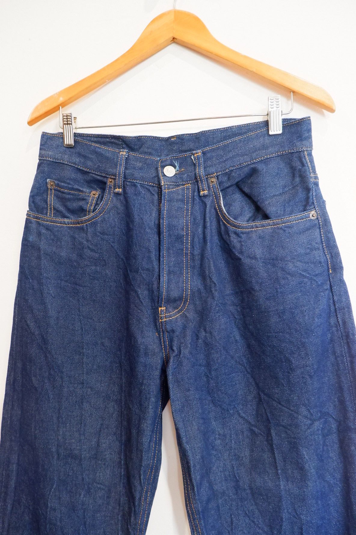 Acne Studios Acne Studios Baggy Raw Jeans 2021 Size US 30 / EU 46 - 3 Thumbnail