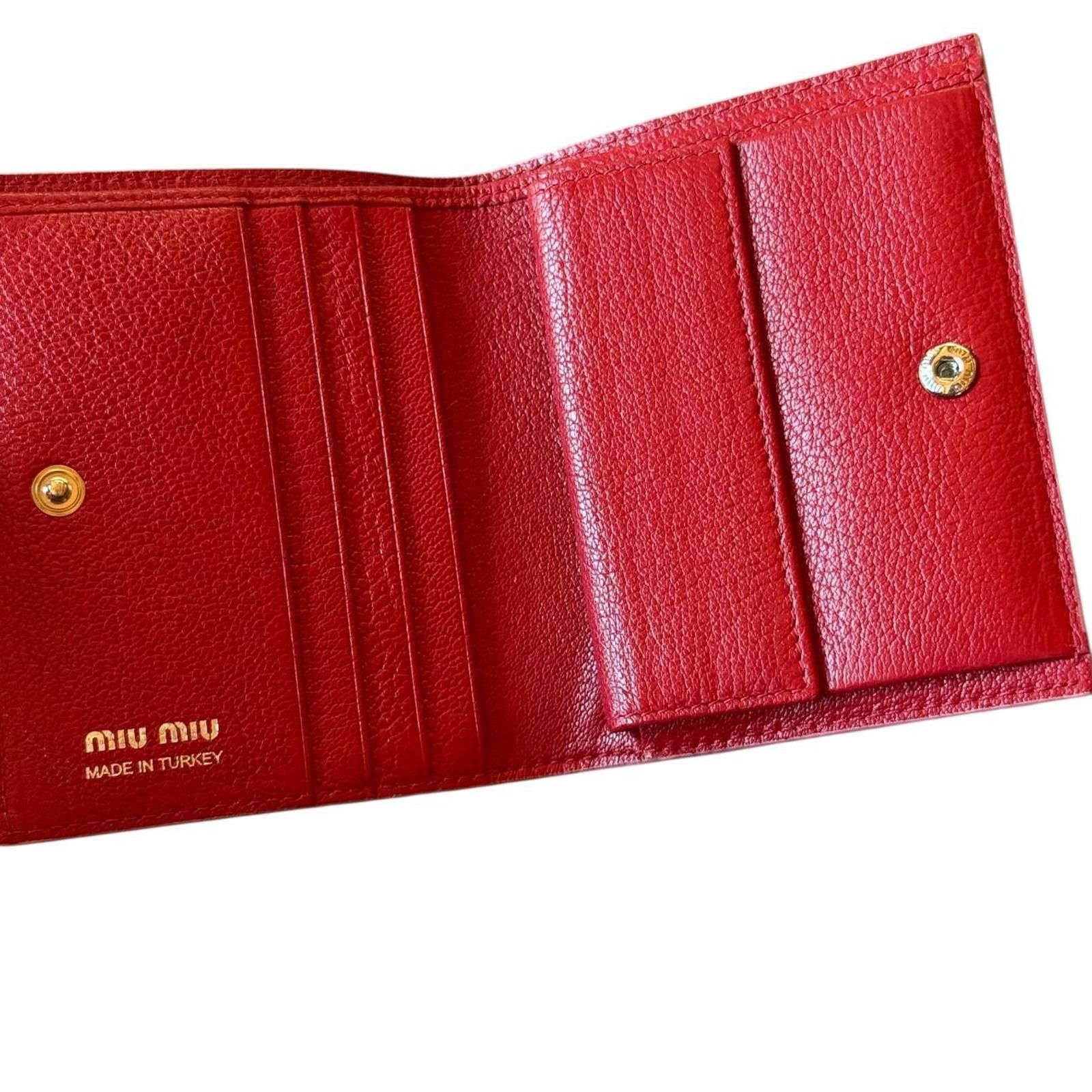 Miu Miu miu miu pink wallet Size ONE SIZE - 2 Thumbnail