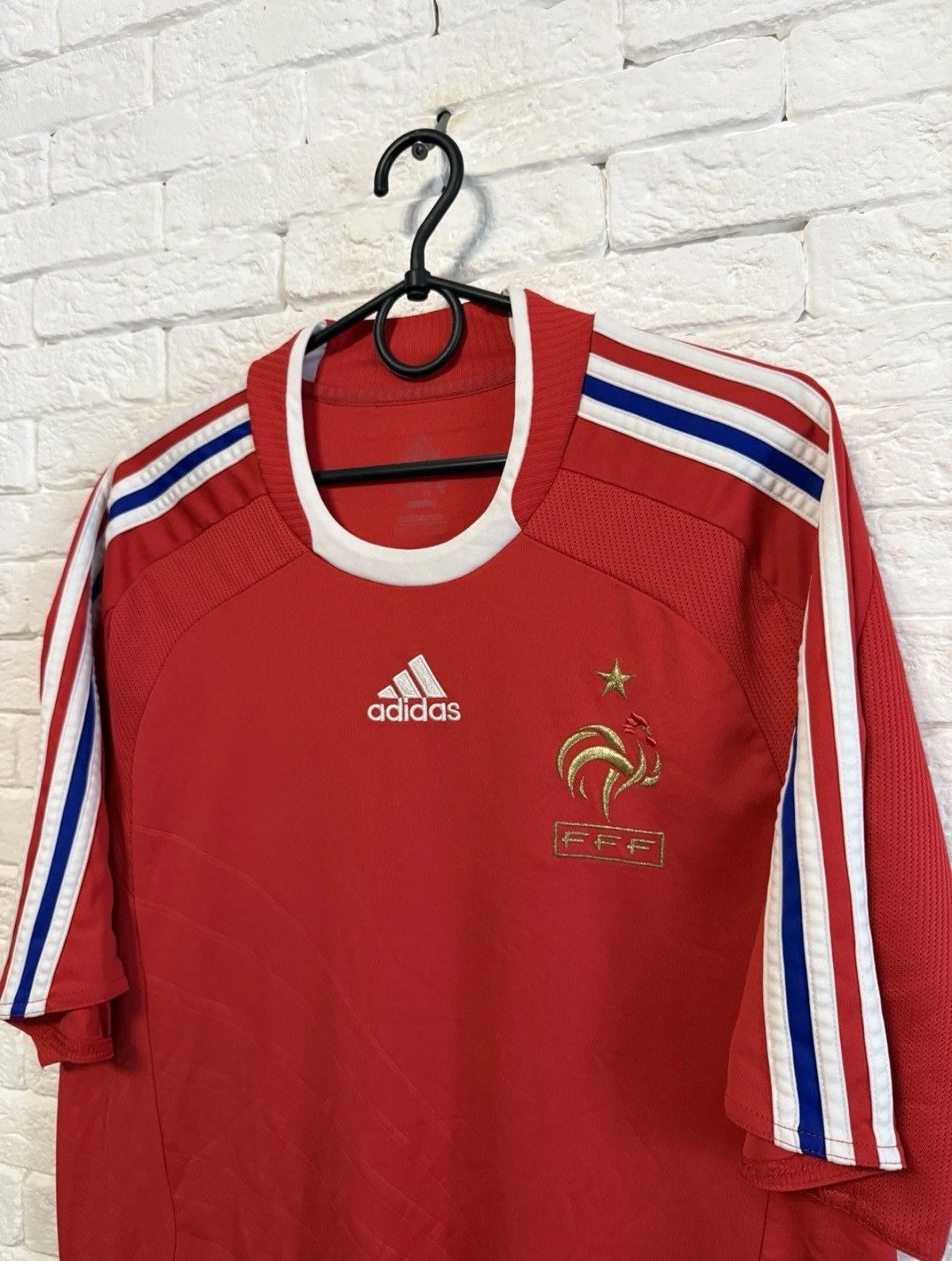 Adidas Vintage Adidas France 06/07 Away Jersey Sz L Size US L / EU 52-54 / 3 - 2 Thumbnail