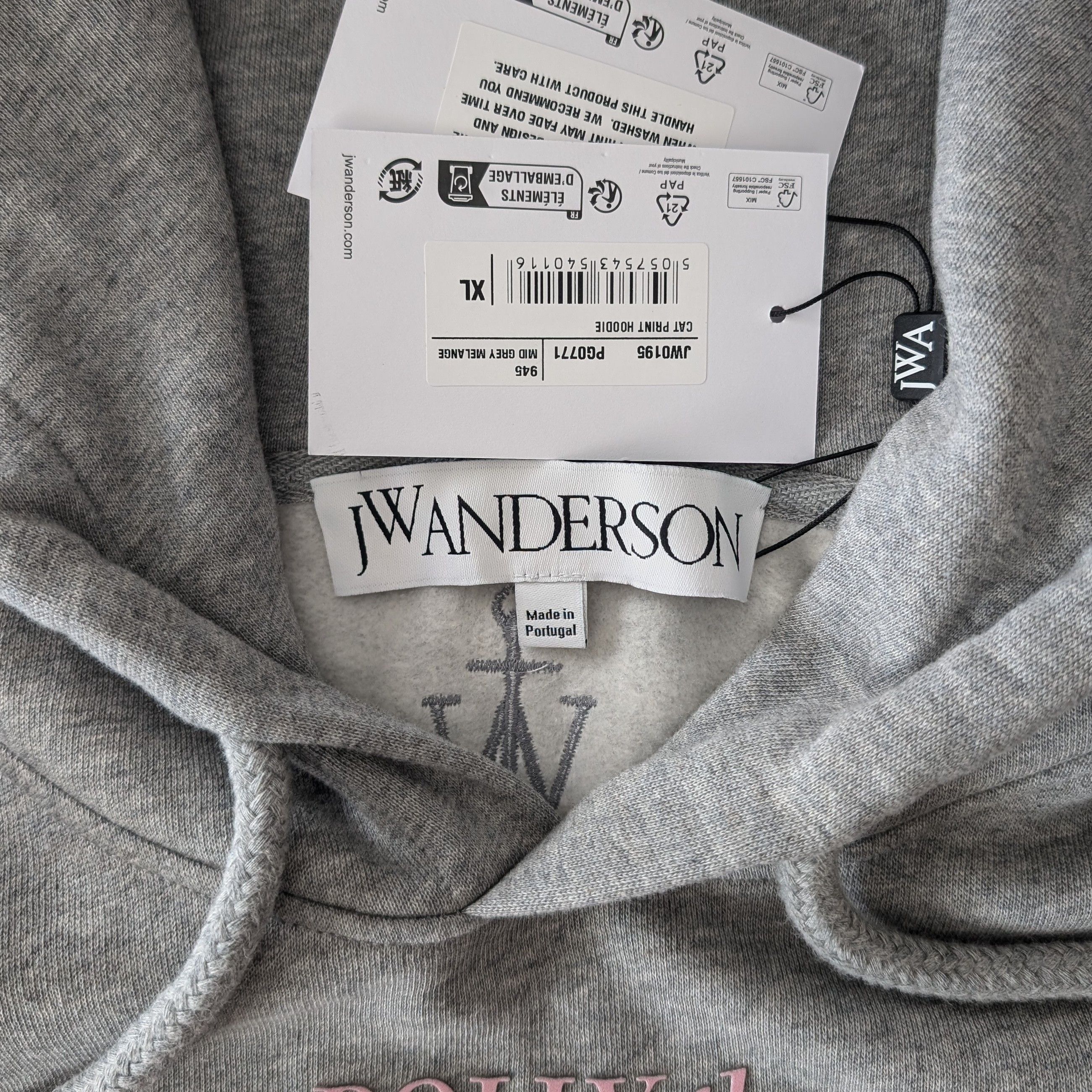 JW Anderson Cat Hoodie Size US XL / EU 56 / 4 - 3 Thumbnail
