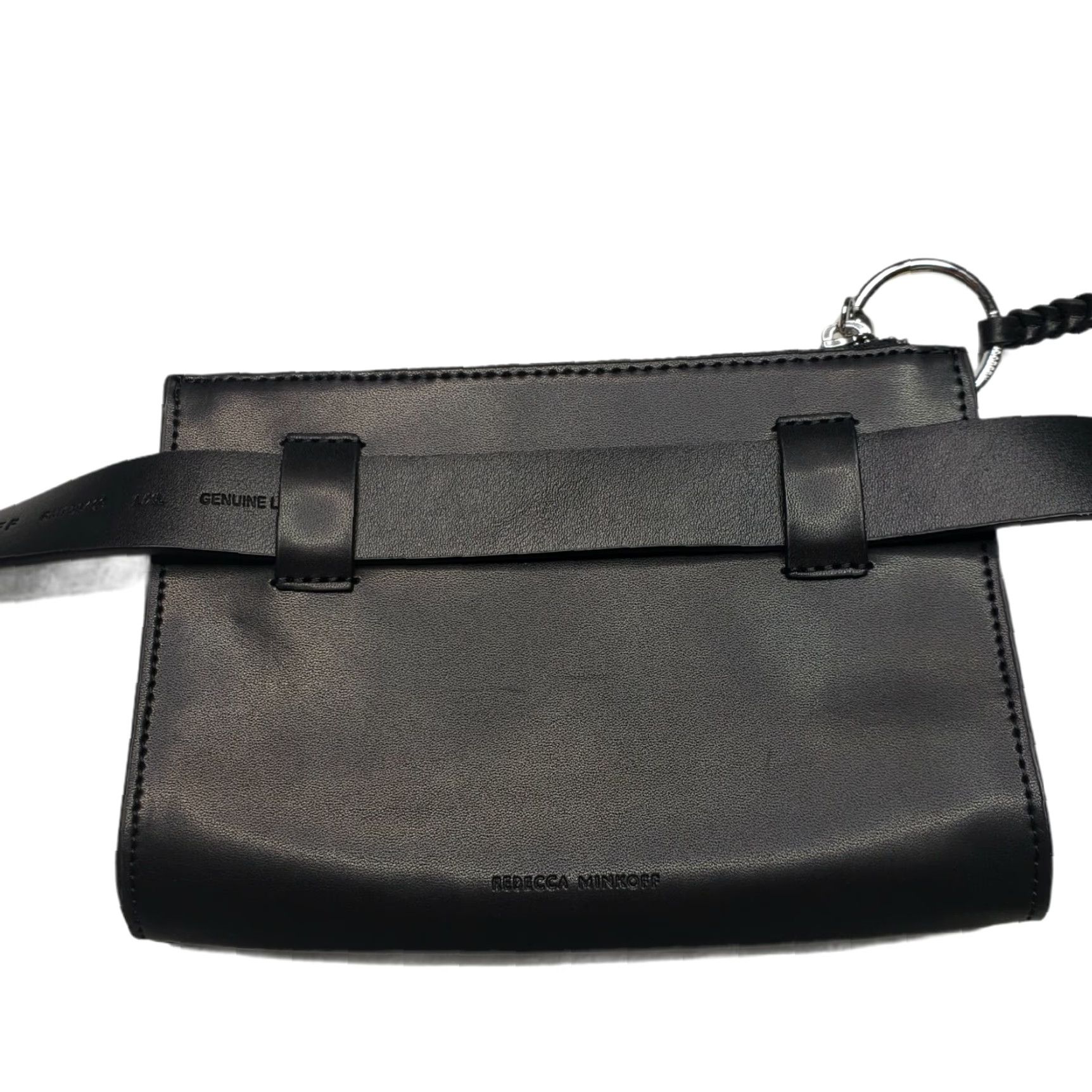 Rebecca Minkoff VINTAGE Rebecca Minkoff LOVE Black Leather Belt Bag Fanny Pack Rm 100419 Sz L/ XL Size ONE SIZE - 7 Thumbnail
