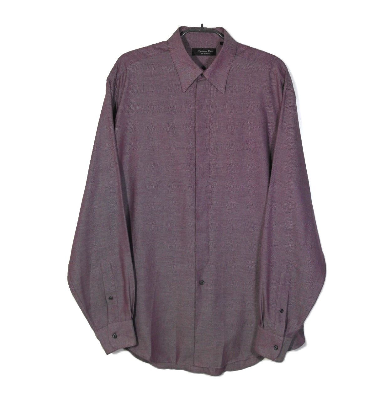 Christian Dior Monsieur Christian Dior Monsieur Mens Shirt Size M Purple Size US M / EU 48-50 / 2 - 1 Thumbnail