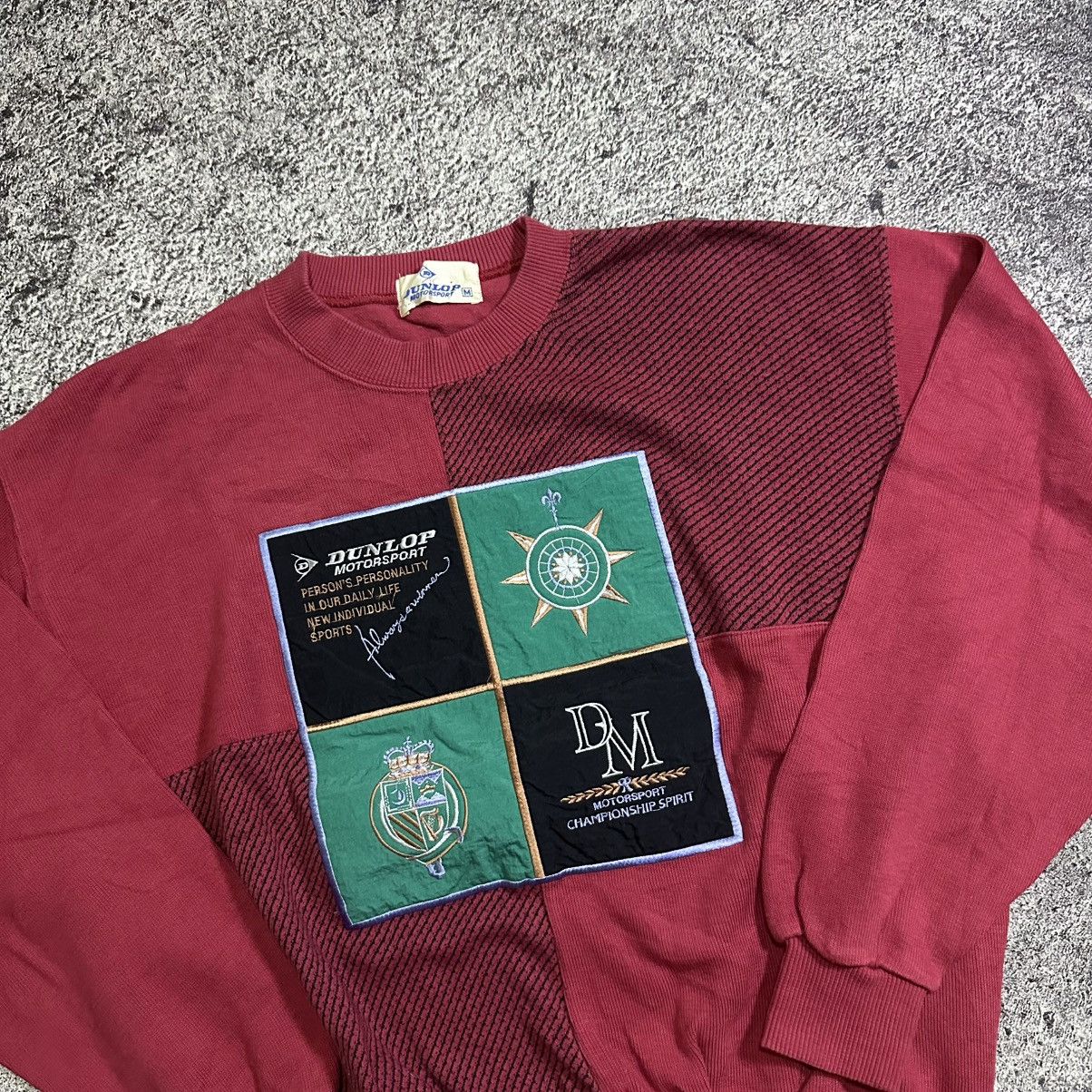 Dunlop VINTAGE 90's KNITWEAR DUNLOP Size US M / EU 48-50 / 2 - 1 Thumbnail