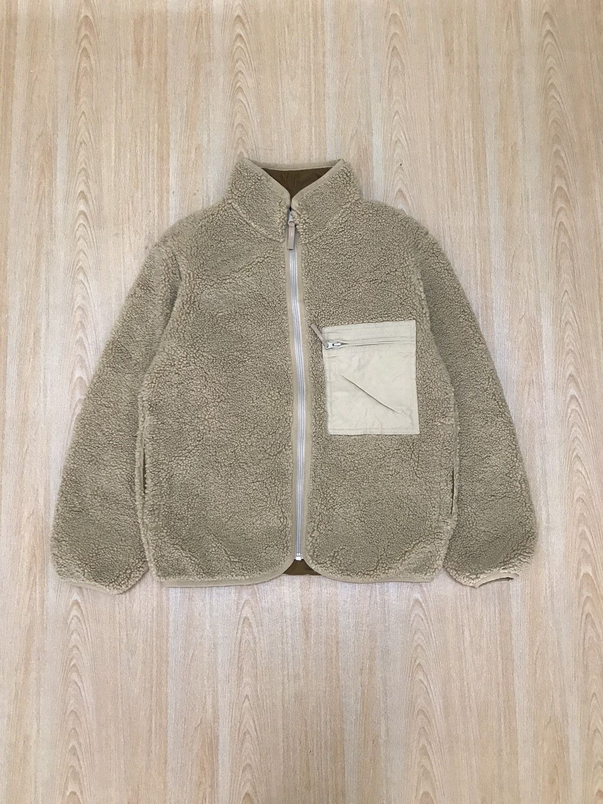 Japanese Brand × Uniqlo Vintage Japan Uniqlo Reversible Fleece Jacket Size US M / EU 48-50 / 2 - 4 Thumbnail