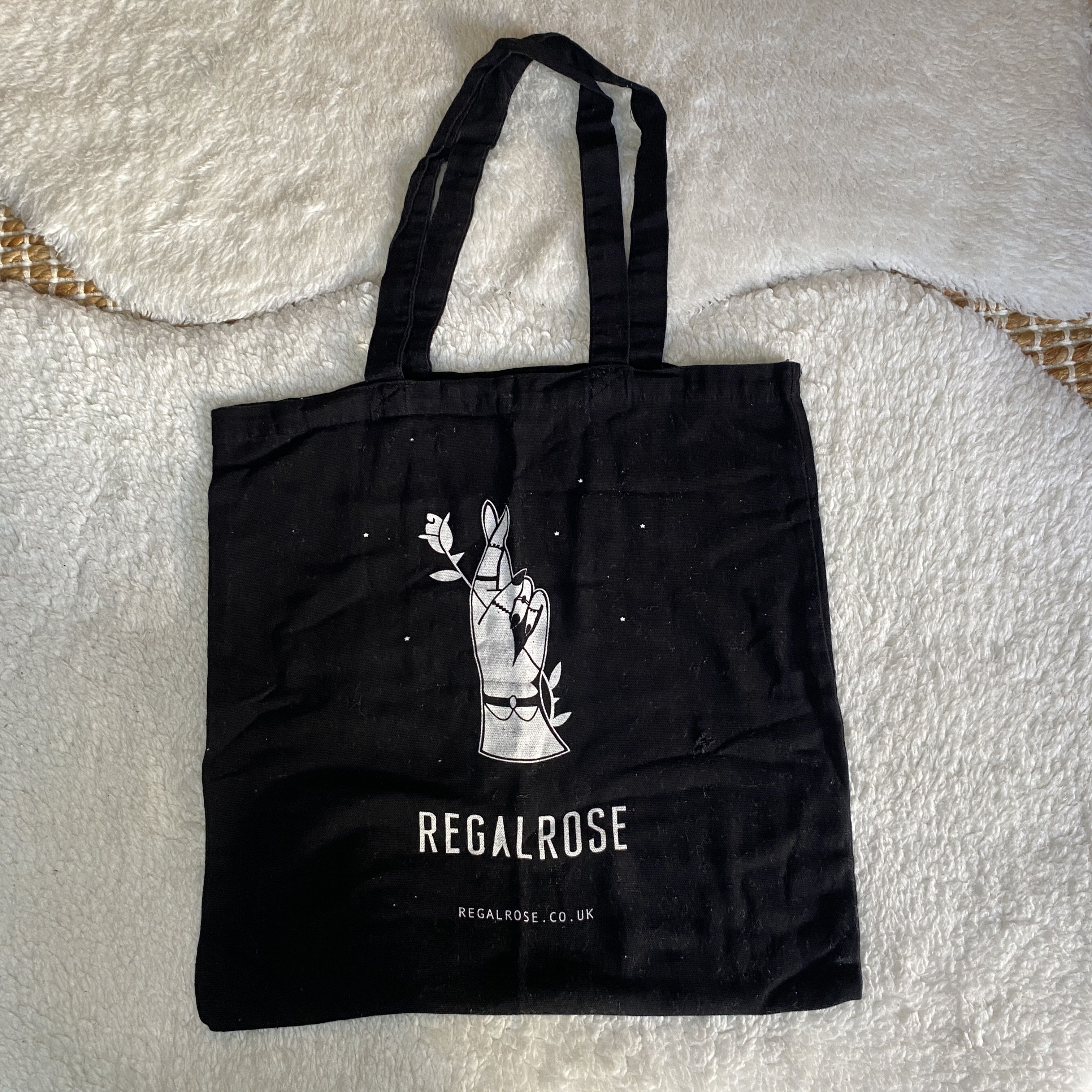 Other REGALROSE Black Canvas Tote Bag Size ONE SIZE - 1 Thumbnail