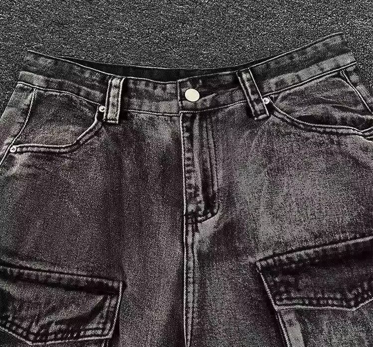 Japanese Brand × Jean Multi-pocket Bottom Belt Baggy Jean Size US 32 / EU 48 - 5 Thumbnail