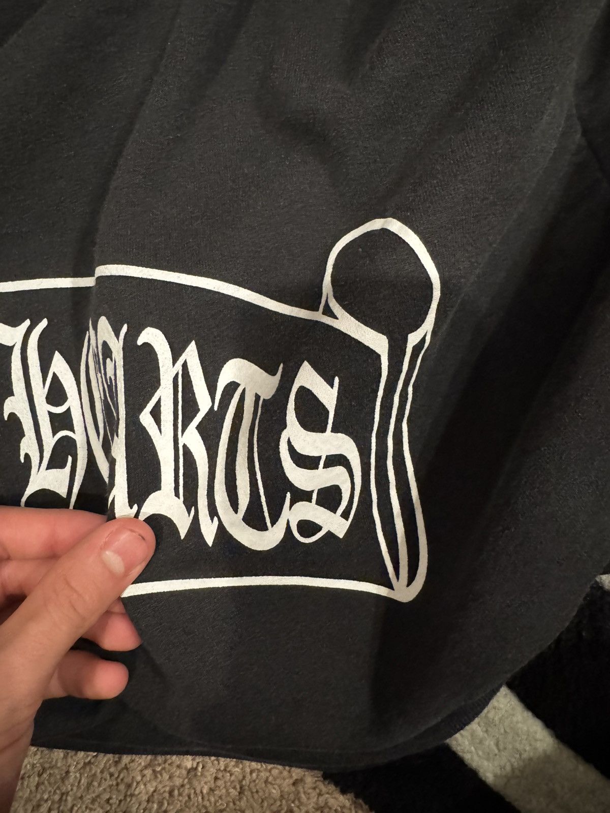 Chrome Hearts CHROME HEARTS 90’S OG SCROLL & DAGGER ZIP UP HOOD VERY RARE Size US M / EU 48-50 / 2 - 9 Thumbnail