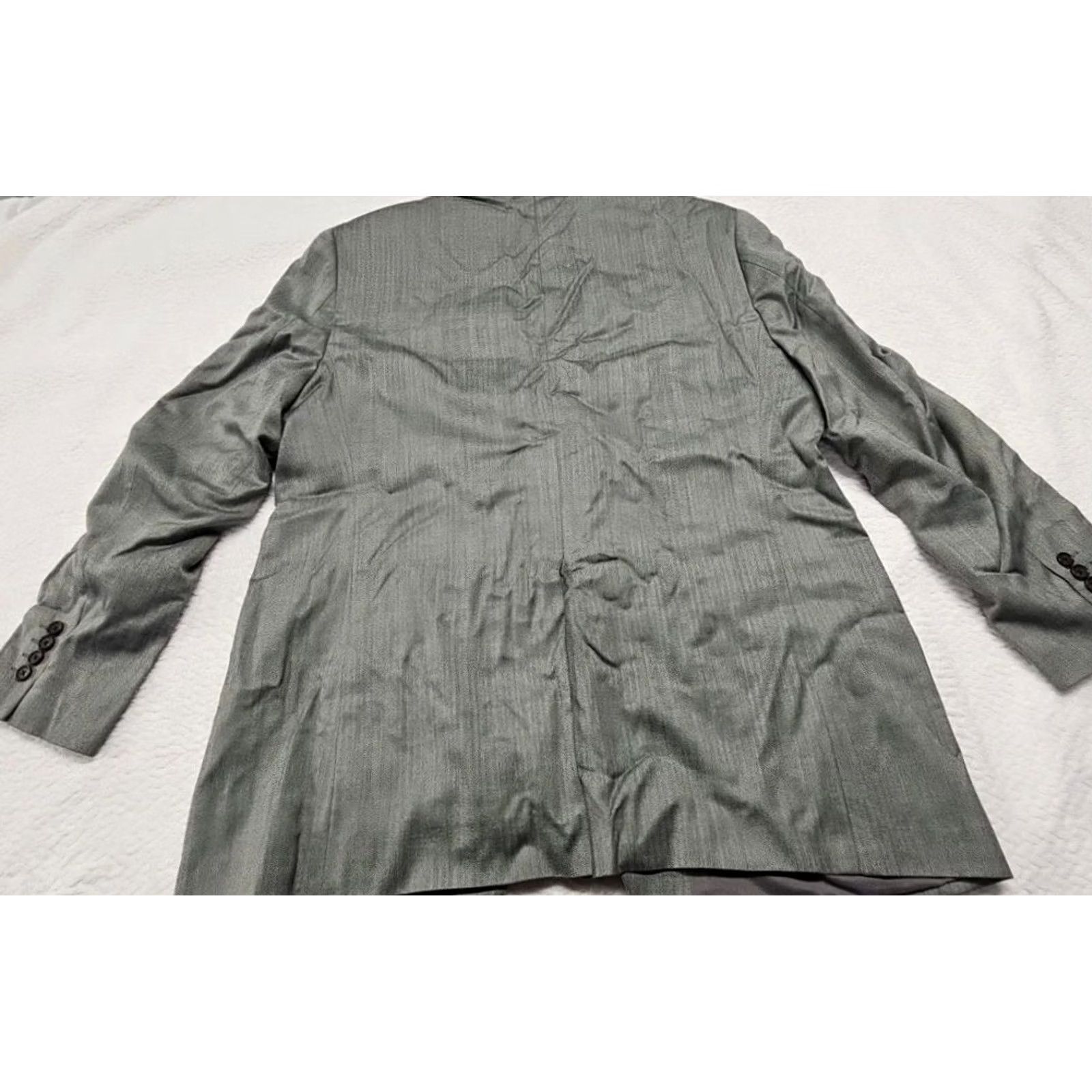 Ralph Lauren Ralph Lauren Blazer Mens 46L Wool Tweed Herringbone - Single-Breasted, Four-Button Sleeves, Notch Lapel, Wool Lining, Dry Clean Only, Big & Tall Size ONE SIZE - 5 Thumbnail