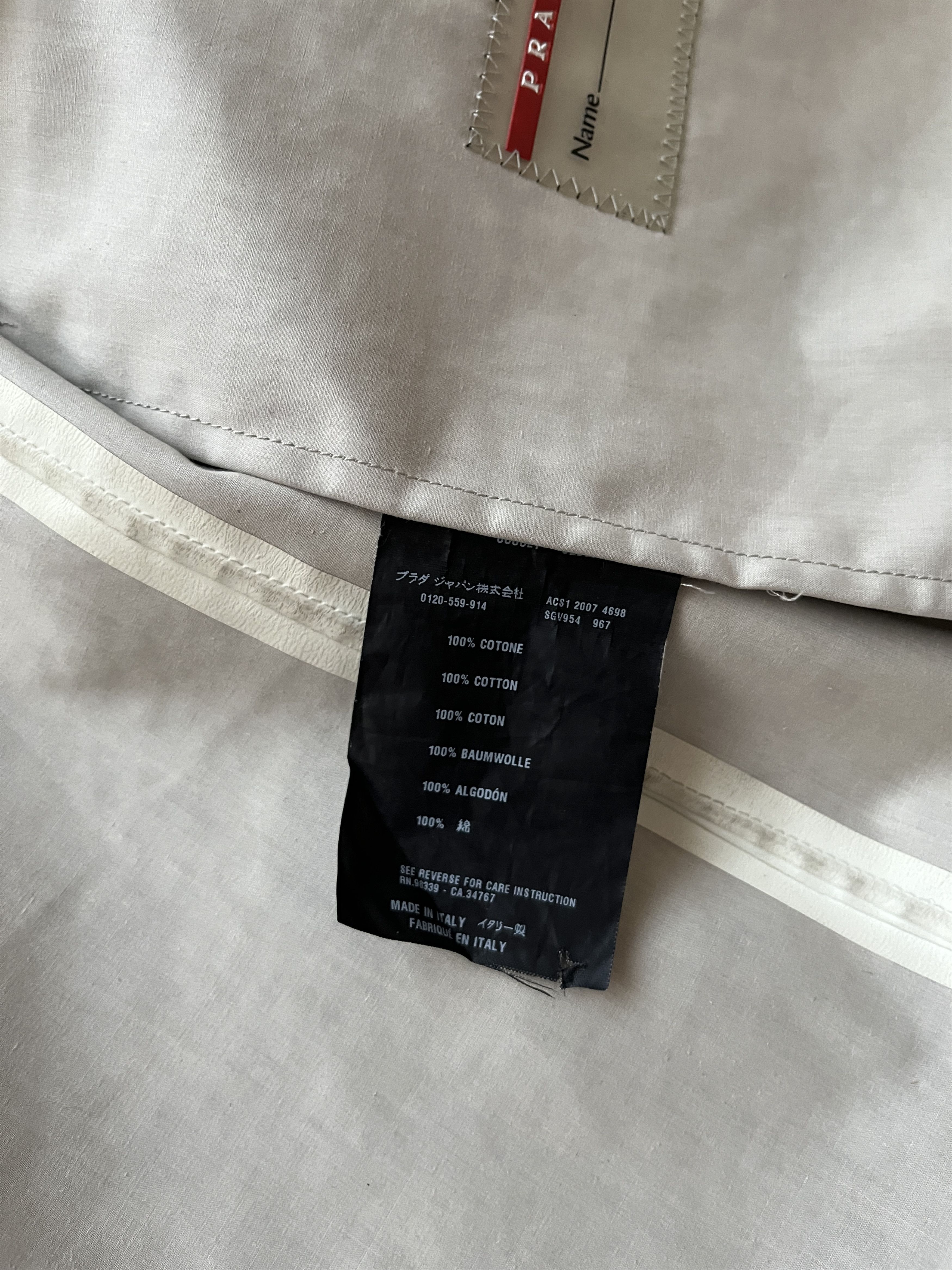 Prada ⚡️QUICK SALE⚡️2007 Prada Sport Coat Inner Detachable Jacket Size US L / EU 52-54 / 3 - 13 Thumbnail
