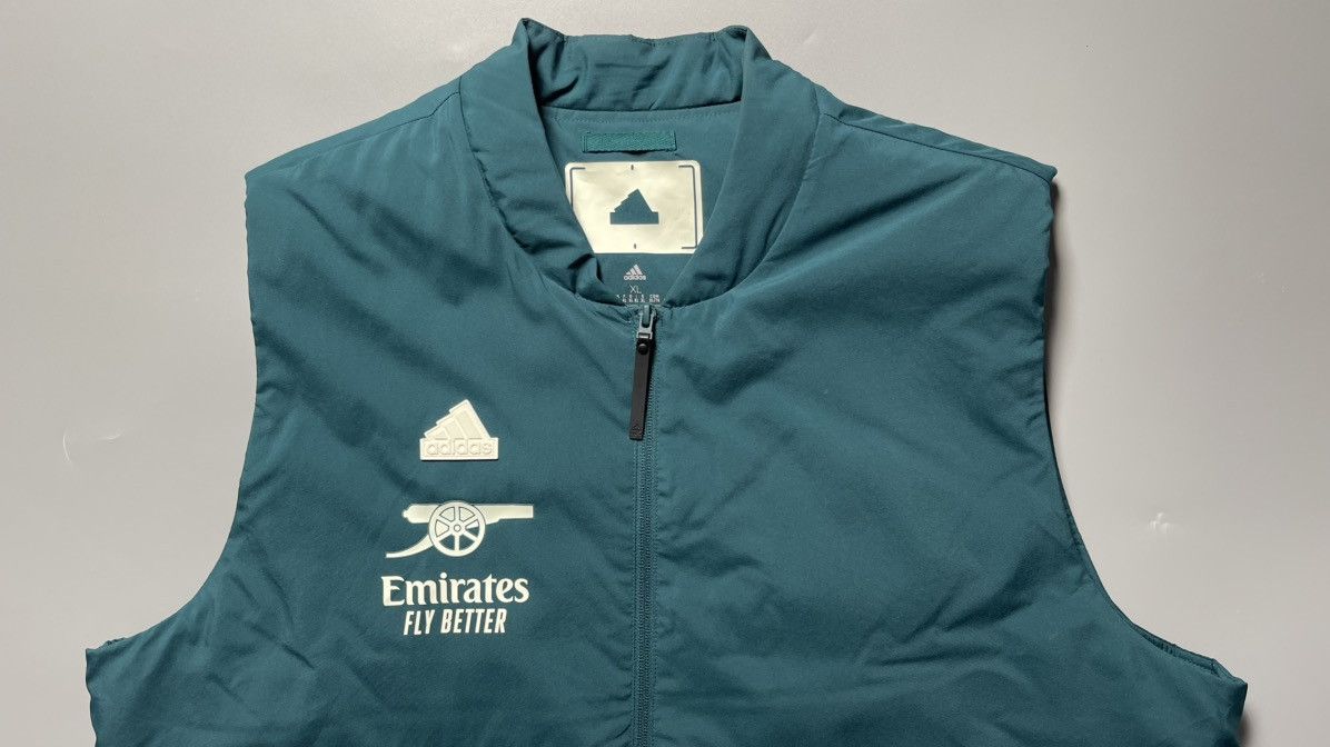 Nike × Vintage ARSENAL ADIDAS 2023/2024 FOOTBALL PRE MATCH TRAINING VEST Size US XL / EU 56 / 4 - 2 Thumbnail