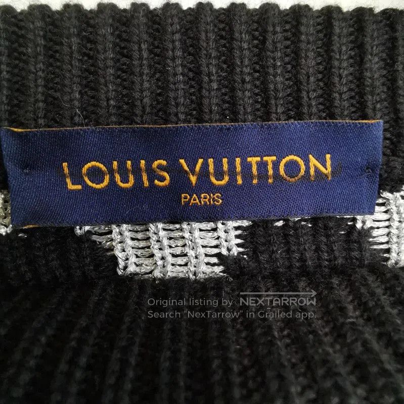 Louis Vuitton Louis Vuitton Black and White Wool Blend Sweater. Size US XS / EU 42 / 0 - 4 Thumbnail