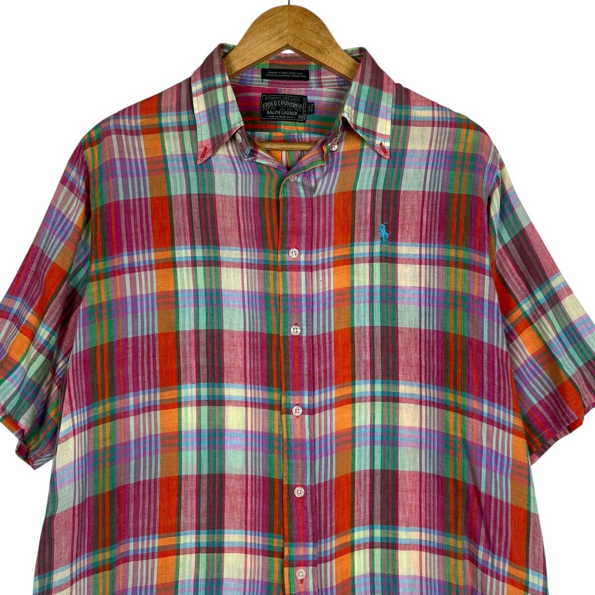 Polo Ralph Lauren 🔥 80s Polo Country Ralph Lauren Plaid button Up Shirt Size US M / EU 48-50 / 2 - 3 Thumbnail