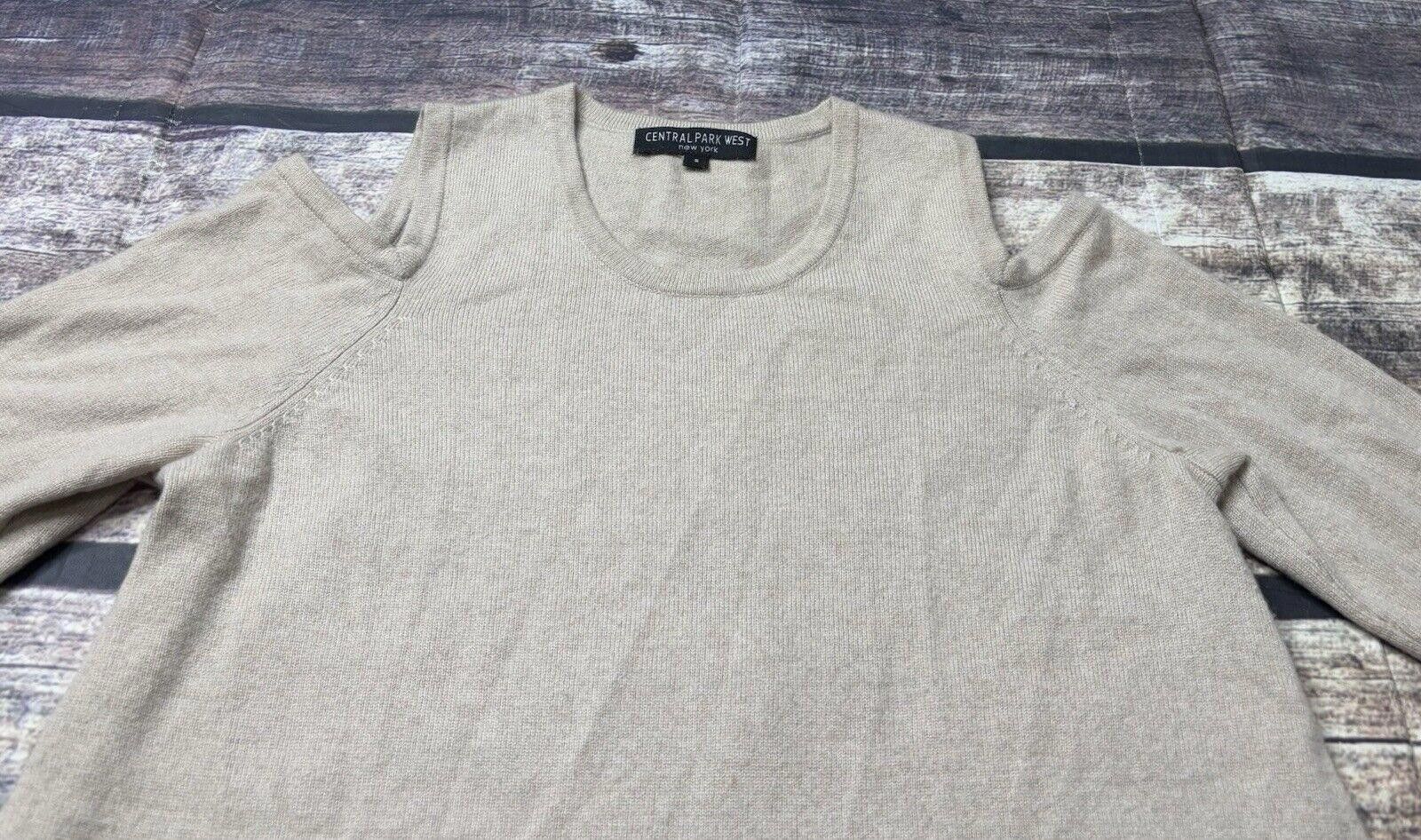 Other Central Park West Cashmere Sweater Women Small Cold Shoulder Size S / US 4 / IT 40 - 5 Thumbnail