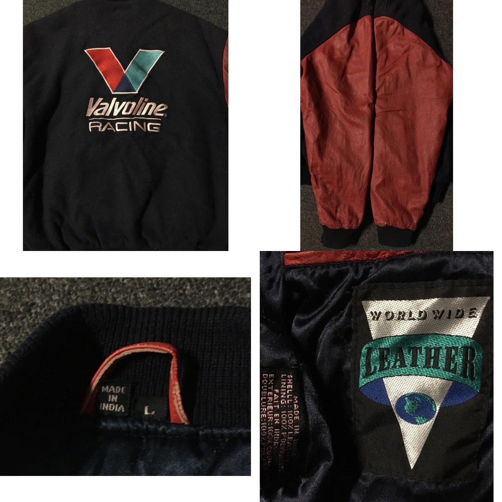 NASCAR VINTAGE Mark Martin #6 Valvoline Racing Faded NASCAR Bomber Jacket M Red/Blue Men’s 90s Grunge Driving Racing Size US M / EU 48-50 / 2 - 8 Thumbnail