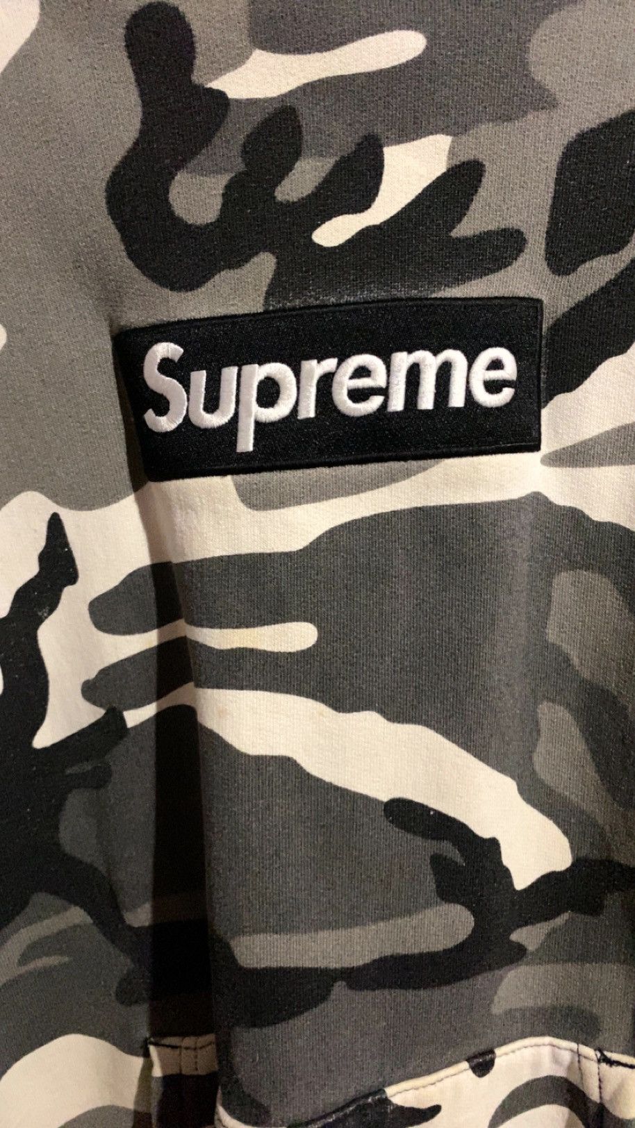 Supreme Camo Box Logo Crewneck | Grailed