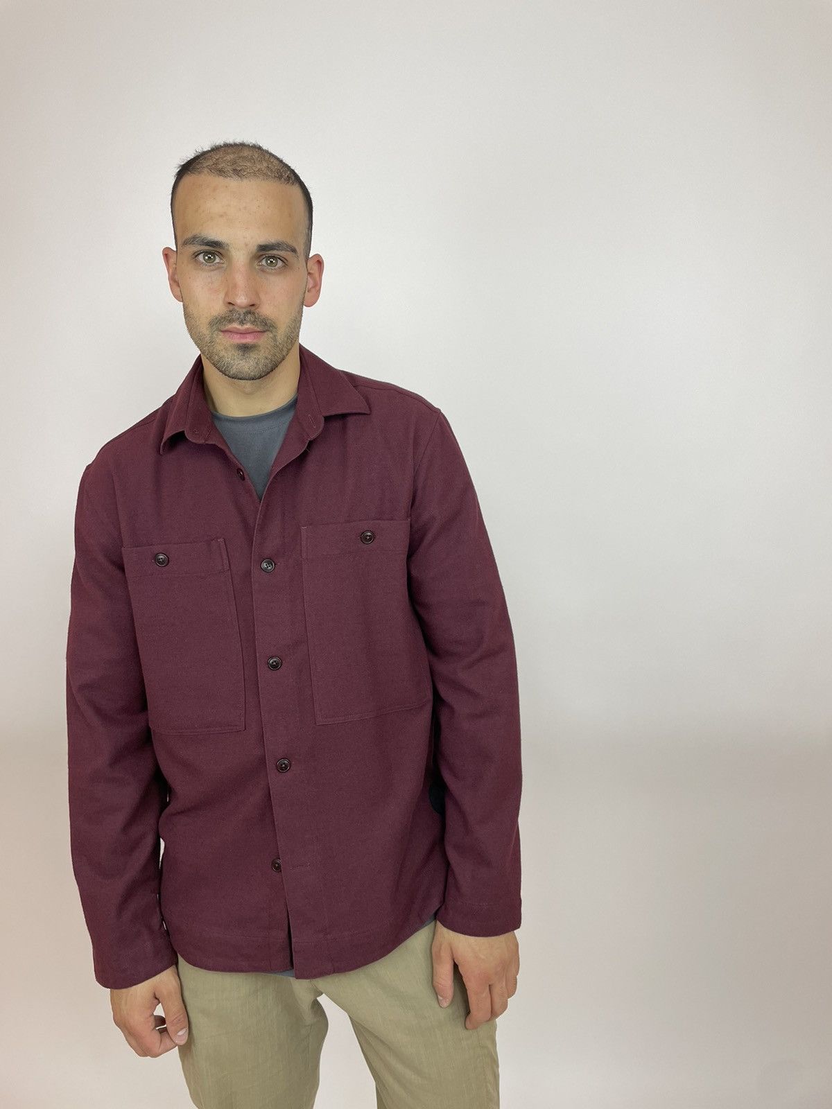 Ted Baker Ted Baker Flannel Overshirt Long sleeve Mens size 3 Size US M / EU 48-50 / 2 - 1 Thumbnail