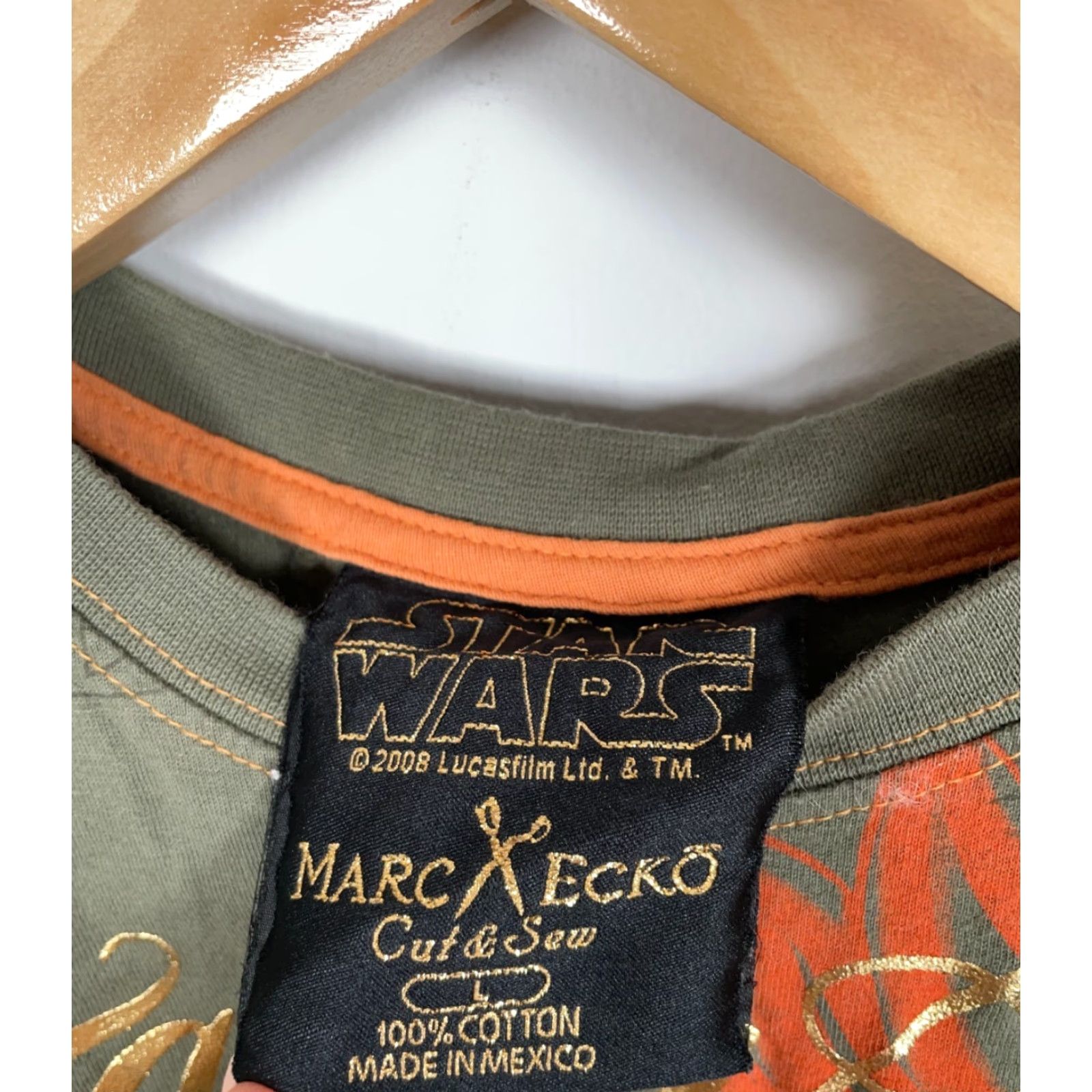 Star Wars Marc Ecko Star Wars Yoda T-Shirt Men’s Medium Graphic Print Crew Neck Short Sleeve Green 100% Cotton 2008 Vintage No) Size US M / EU 48-50 / 2 - 3 Thumbnail