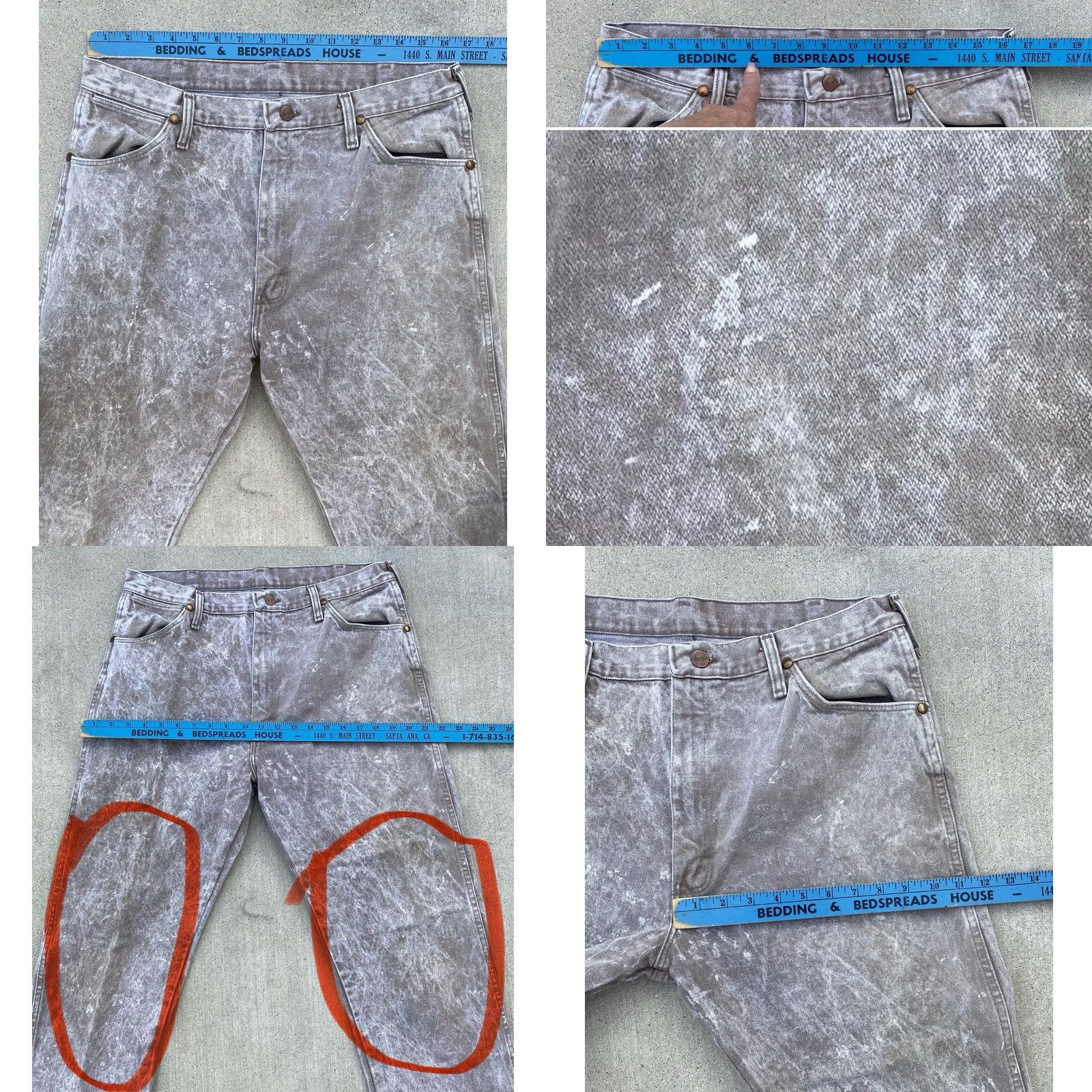 Wrangler VINTAGE Wrangler Jeans SCOVILL Zipper 13MWZRH W 36 L 32 Beige Rockabilly Mens Wrangler Jeans 13MWZRH SCOVILL Beige Rockabilly Mens Jeans Size US 35 - 10 Thumbnail