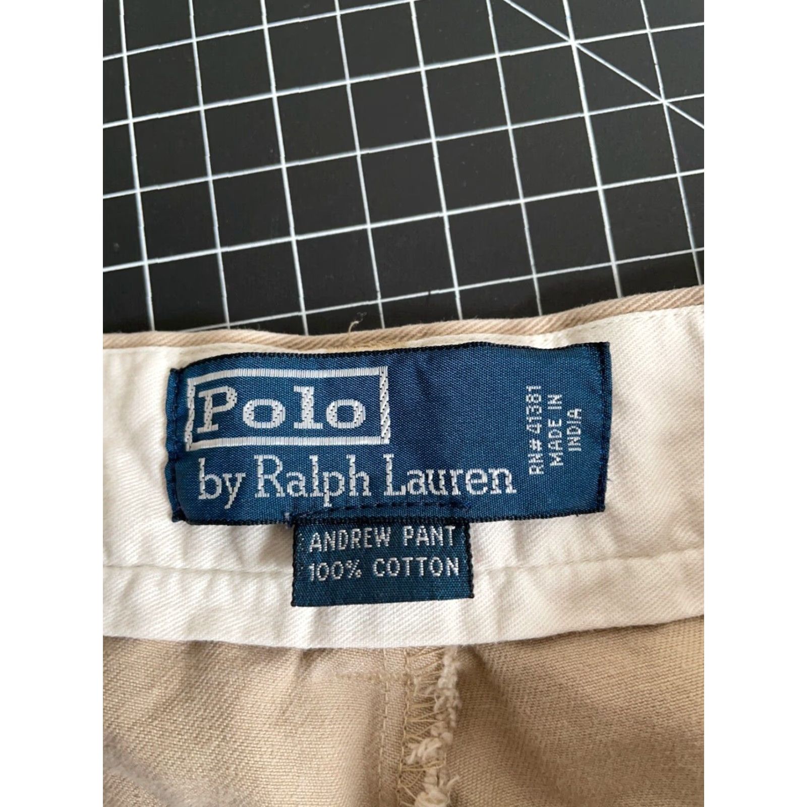 Polo Ralph Lauren VINTAGE Polo Ralph Lauren Men's Pants Chino Casual High Rise Pleated 36 x 30 Beige Size US M / EU 48-50 / 2 - 3 Thumbnail