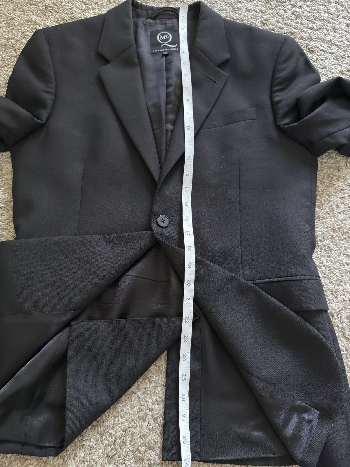 McQ Alexander McQueen Zipper Sleeve Blazer Size 36R - 9 Thumbnail