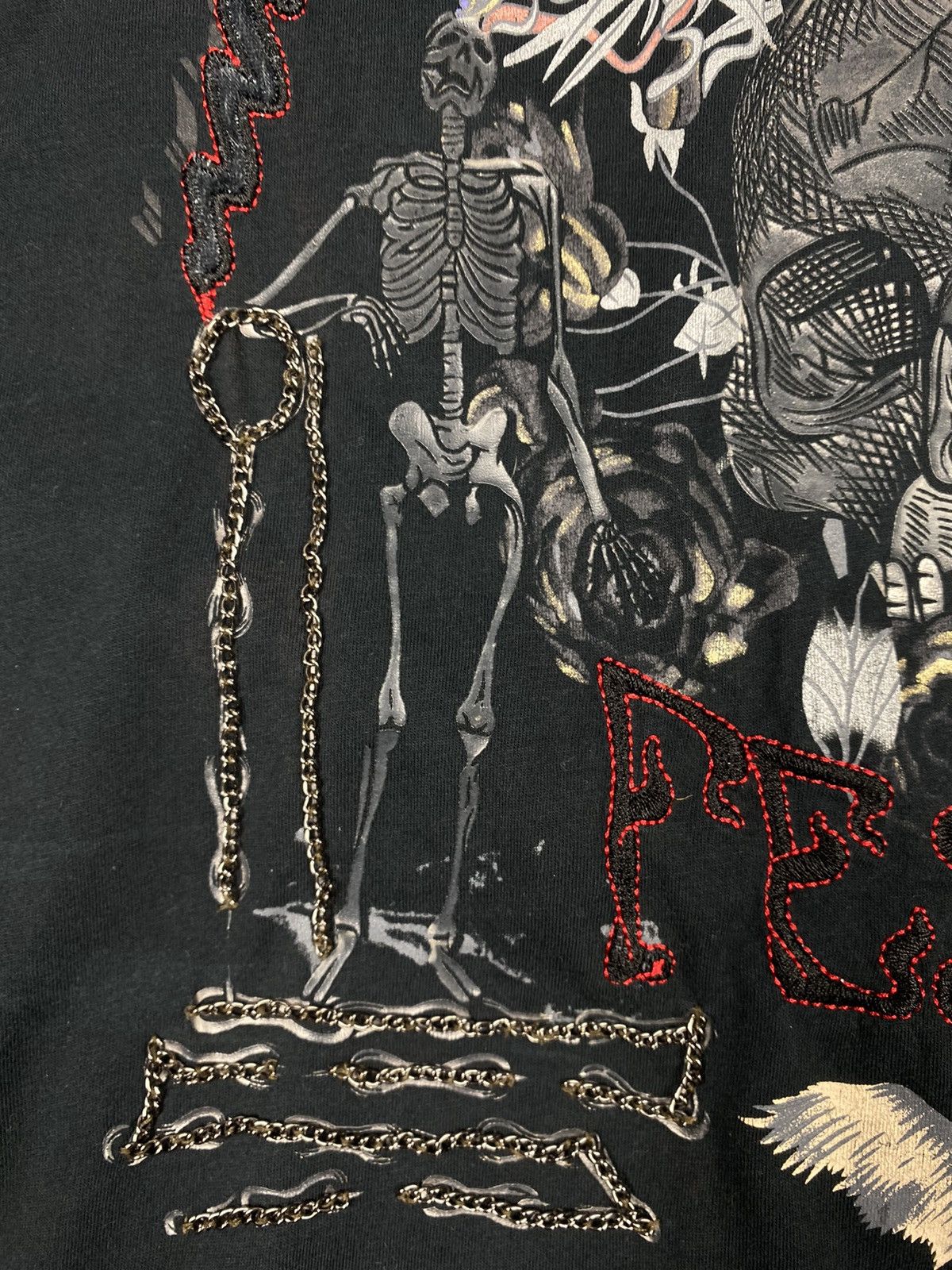 Ringspun Ringspun Skulls Affliction Style Avant Garde Tee Size US L / EU 52-54 / 3 - 9 Thumbnail