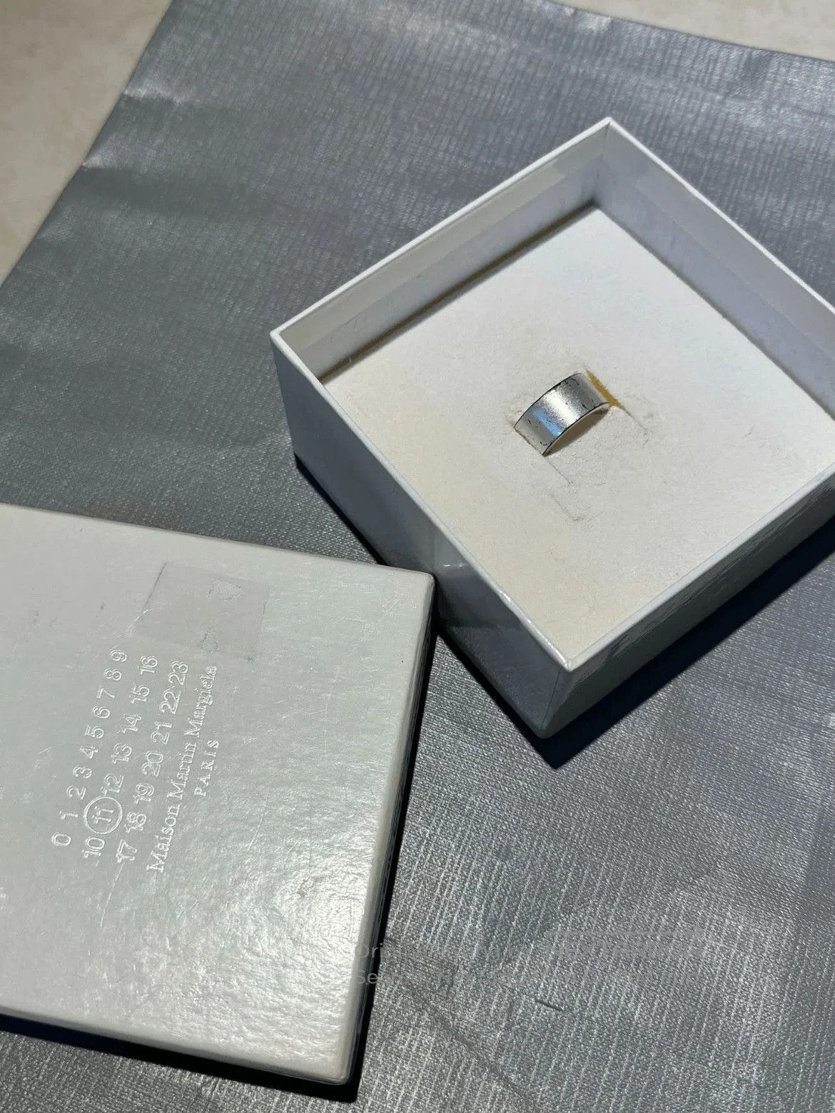 Maison Margiela Maison Margiela 925 Silver Adjustable Ring. Size ONE SIZE - 3 Thumbnail