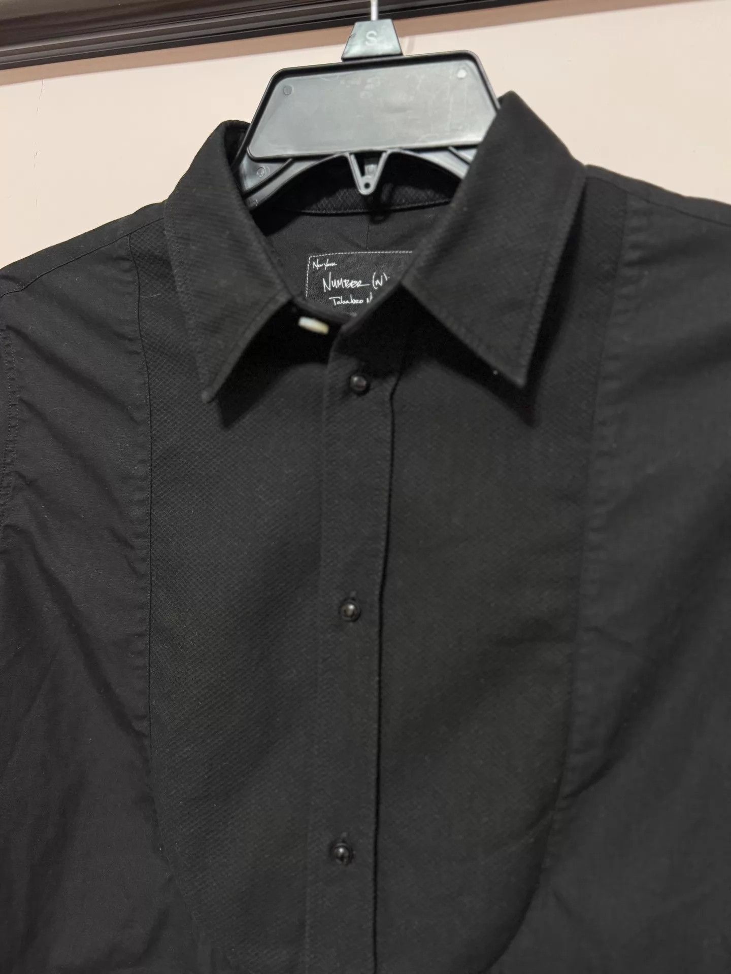 Number (N)ine Number (N)ine 07ss 'about a boy' black shirt size 0 Size US XS / EU 42 / 0 - 4 Thumbnail