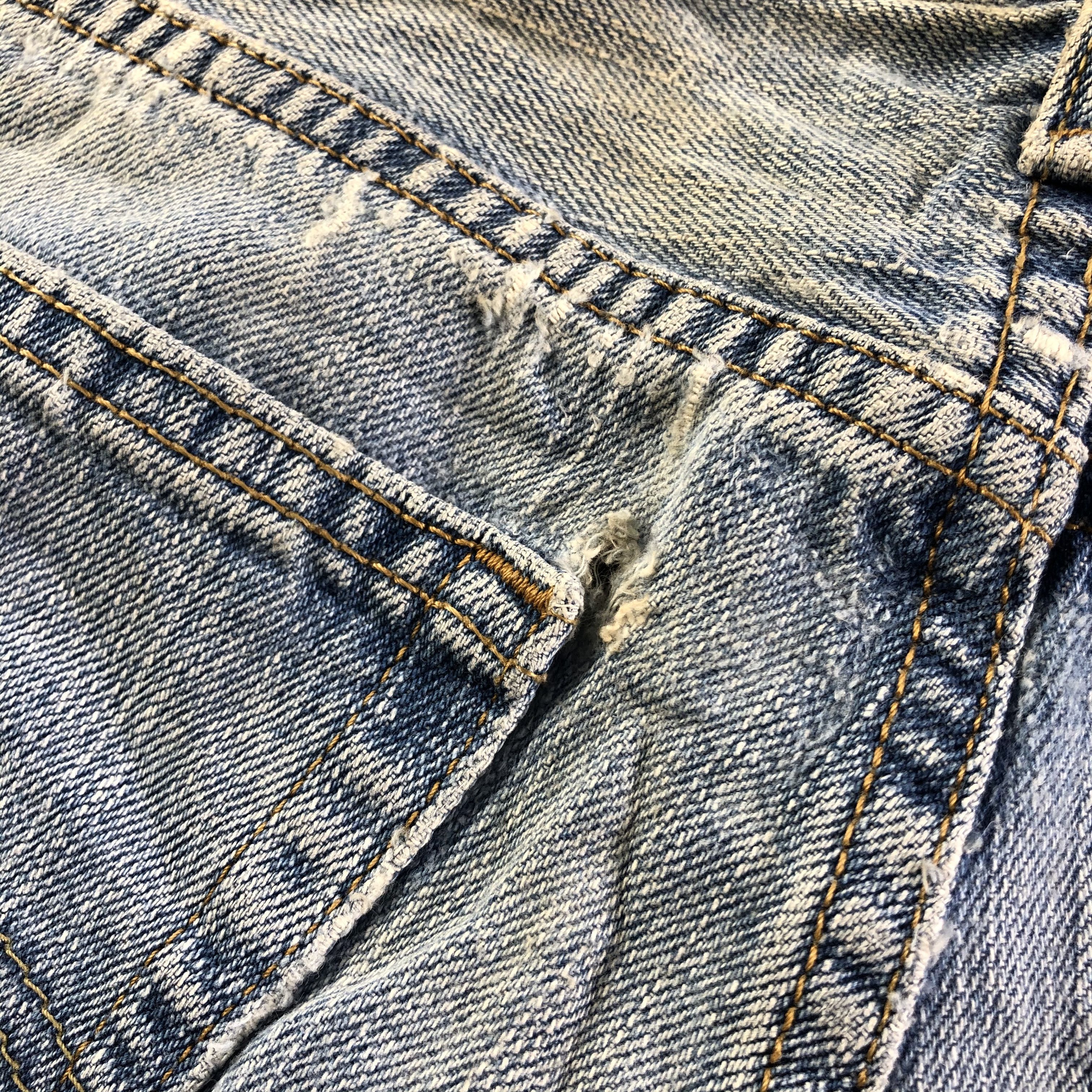 Levi's Vintage Levis 527 Mini Flared Jeans-J4299 Size US 35 - 8 Thumbnail