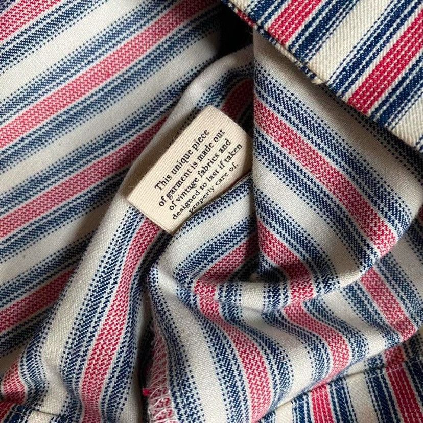 Bode Handmade Striped Babett Jacket Size L / US 10 / IT 46 - 4 Thumbnail