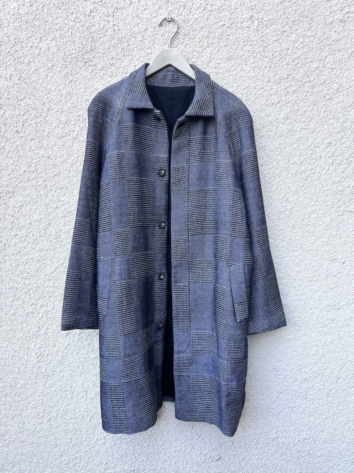 Designer Neuba Raglan Coat in Dark Grey Size Medium Size US M / EU 48-50 / 2 - 2 Thumbnail