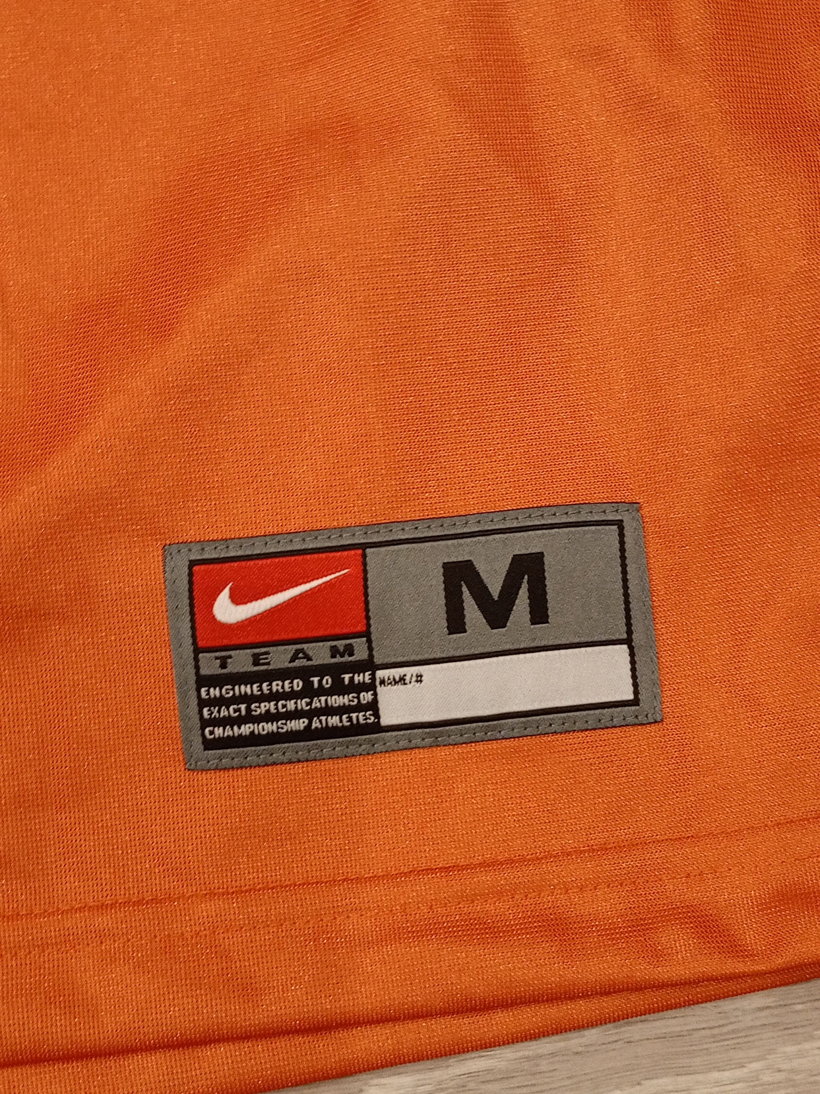 Nike Vintage Nike Teamwear Jersey - Orange & Navy - Early 2000s Size US M / EU 48-50 / 2 - 4 Thumbnail
