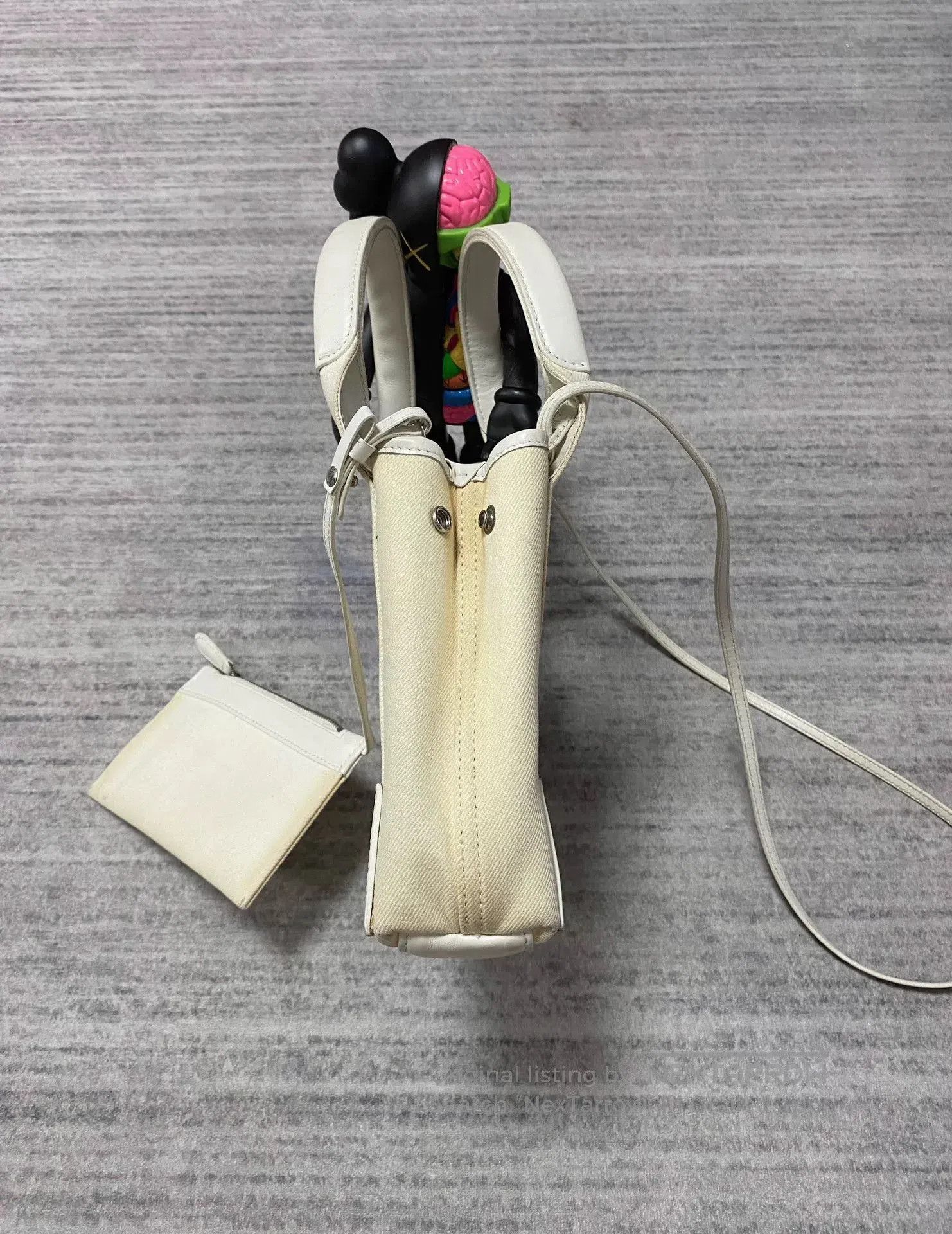 Balenciaga balenciaga canvas tote bag with pouch. Size ONE SIZE - 4 Thumbnail