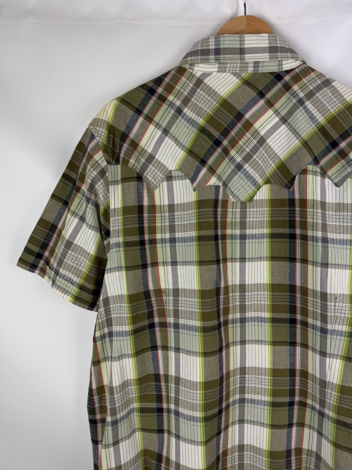 Oakley Oakley Short Sleeve Checked Plaid Outdoor Western Shirt Size US XL / EU 56 / 4 - 17 Thumbnail