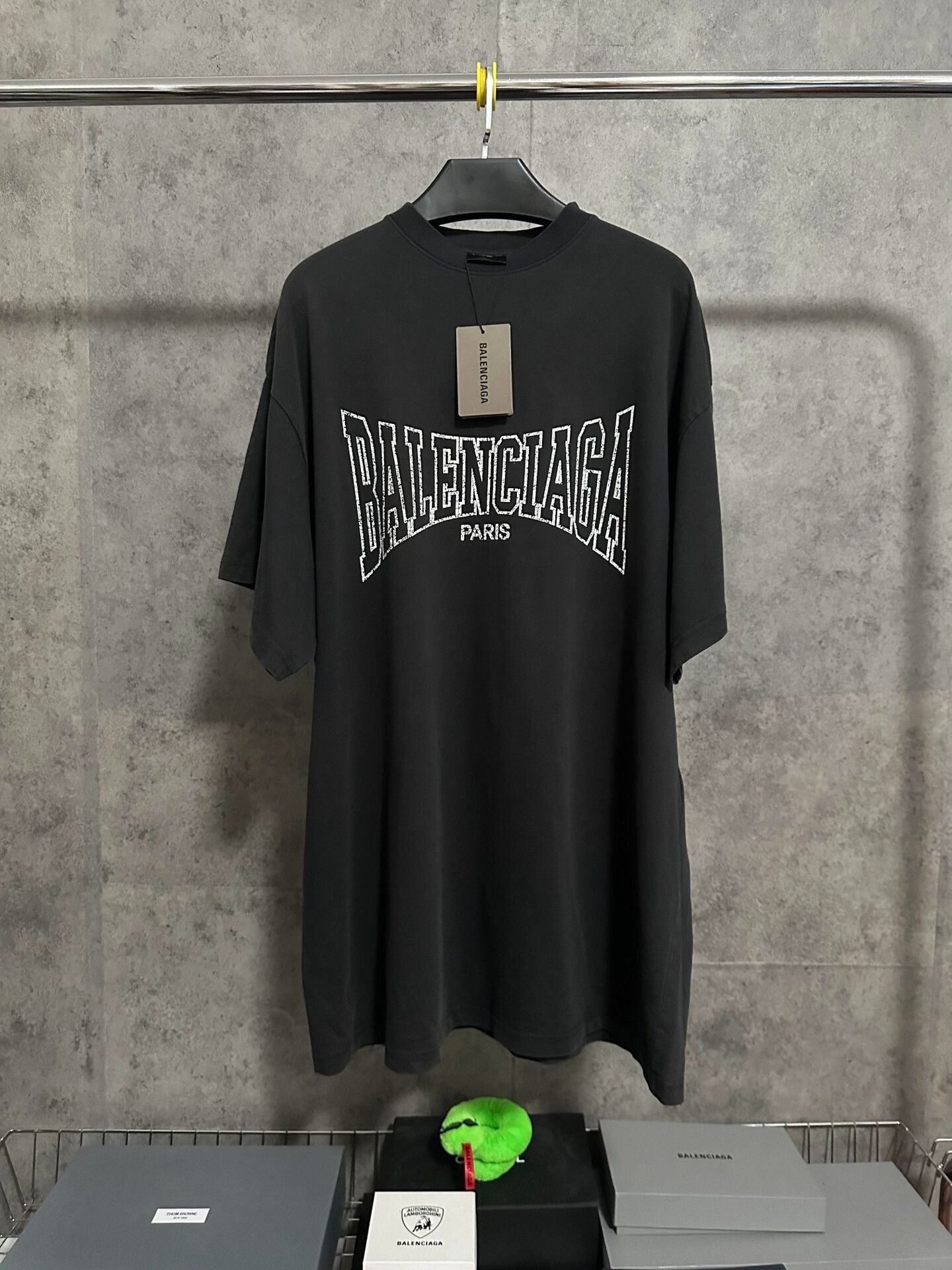 Balenciaga Balenciaga 25 ed Logo Washed T-Shirt Size US M / EU 48-50 / 2 - 1 Thumbnail