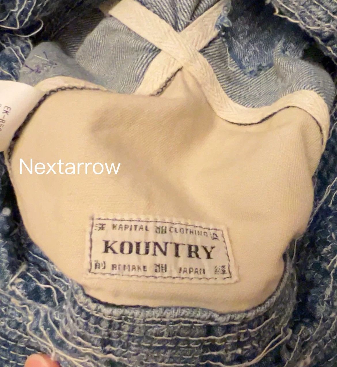 Kapital Kapital Holes To Make Old Patchwork Cowboy Fisherman Hats Size ONE SIZE - 2 Thumbnail