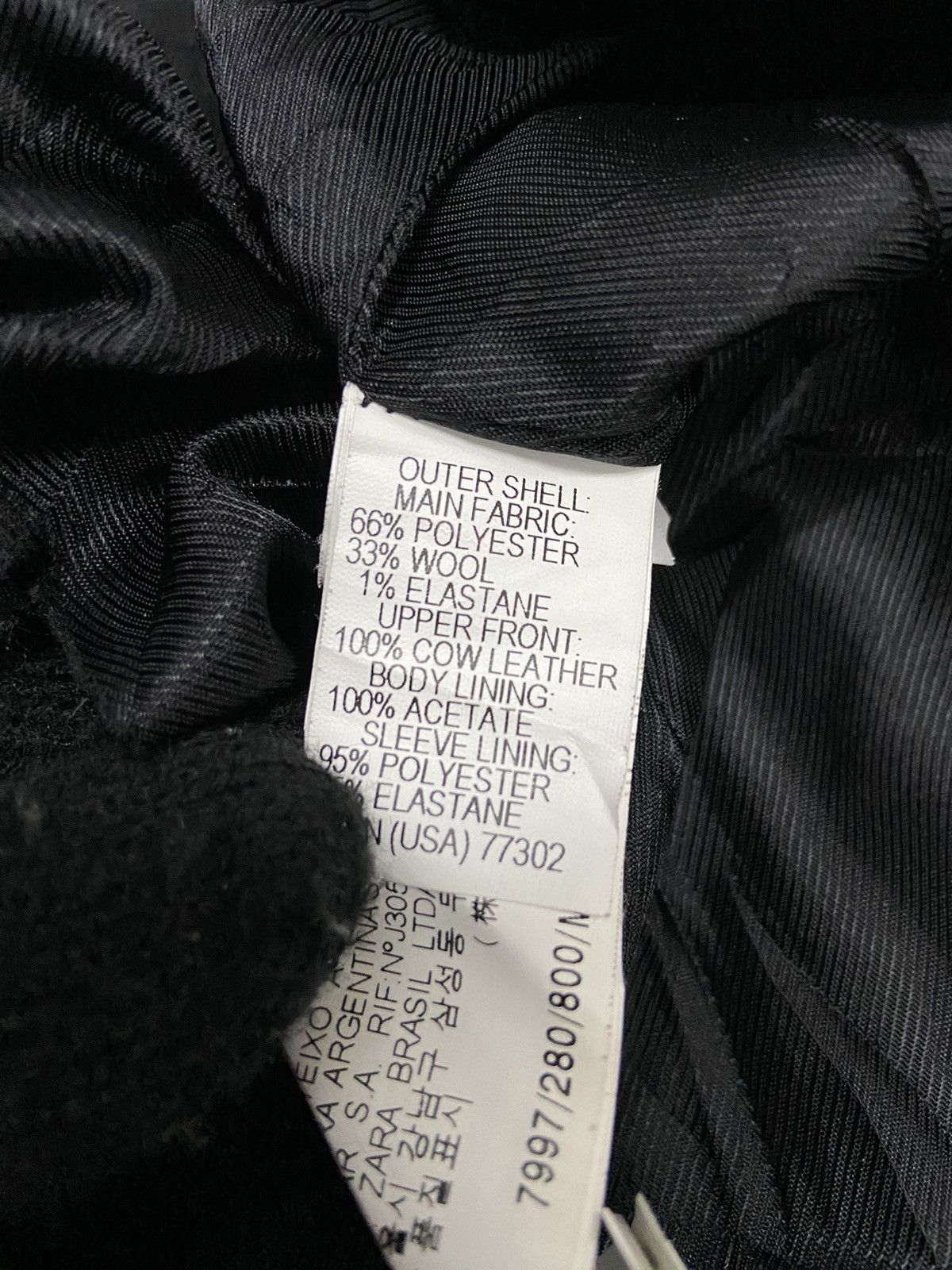 Zara ZARA LAMBSKINS JACKET COAT WOMEN BIKERS Size M / US 6-8 / IT 42-44 - 16 Thumbnail