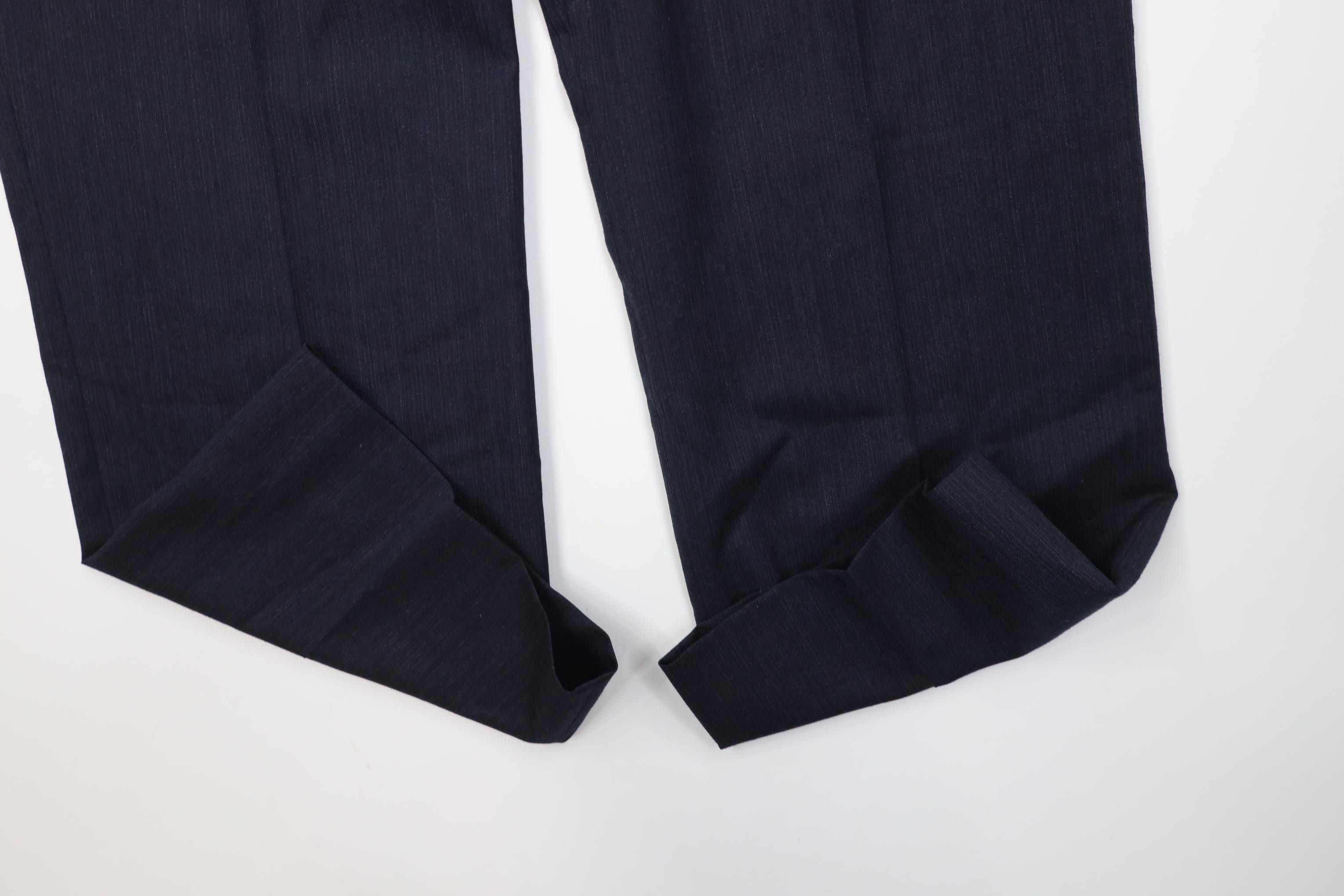 Vintage Vintage 70s Streetwear Wool Knit Wide Leg Chino Pants Size US 38 / EU 54 - 5 Thumbnail