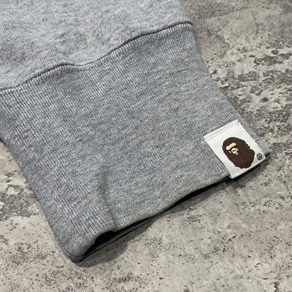 Bape Bape Back Big Logo Gray Hoodie Size US XL / EU 56 / 4 - 6 Thumbnail