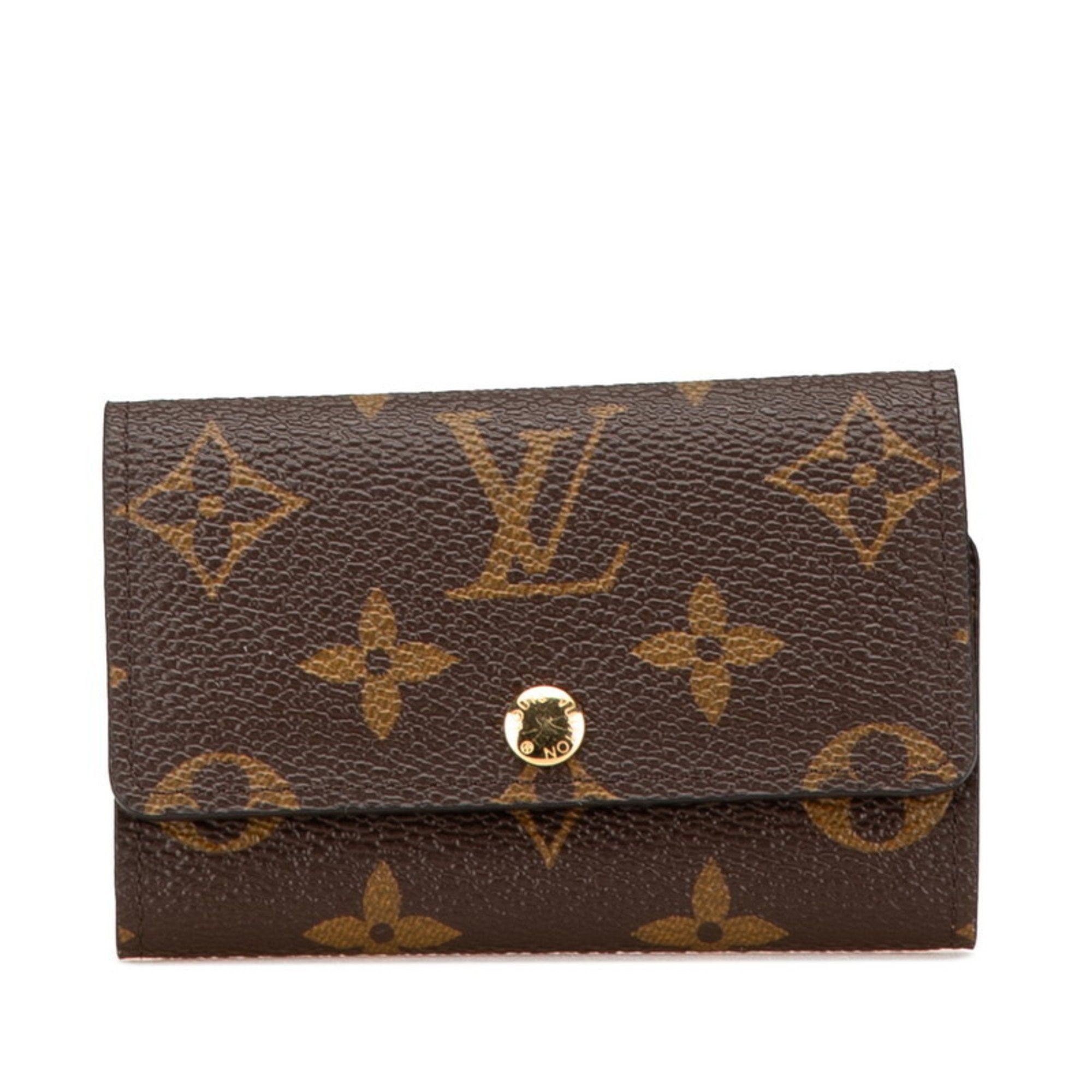 Louis Vuitton Louis Vuitton Monogram Multicle 6 Key Case M62630 Brown PVC Leather Women's LOUIS VUITTON Size ONE SIZE - 1 Thumbnail