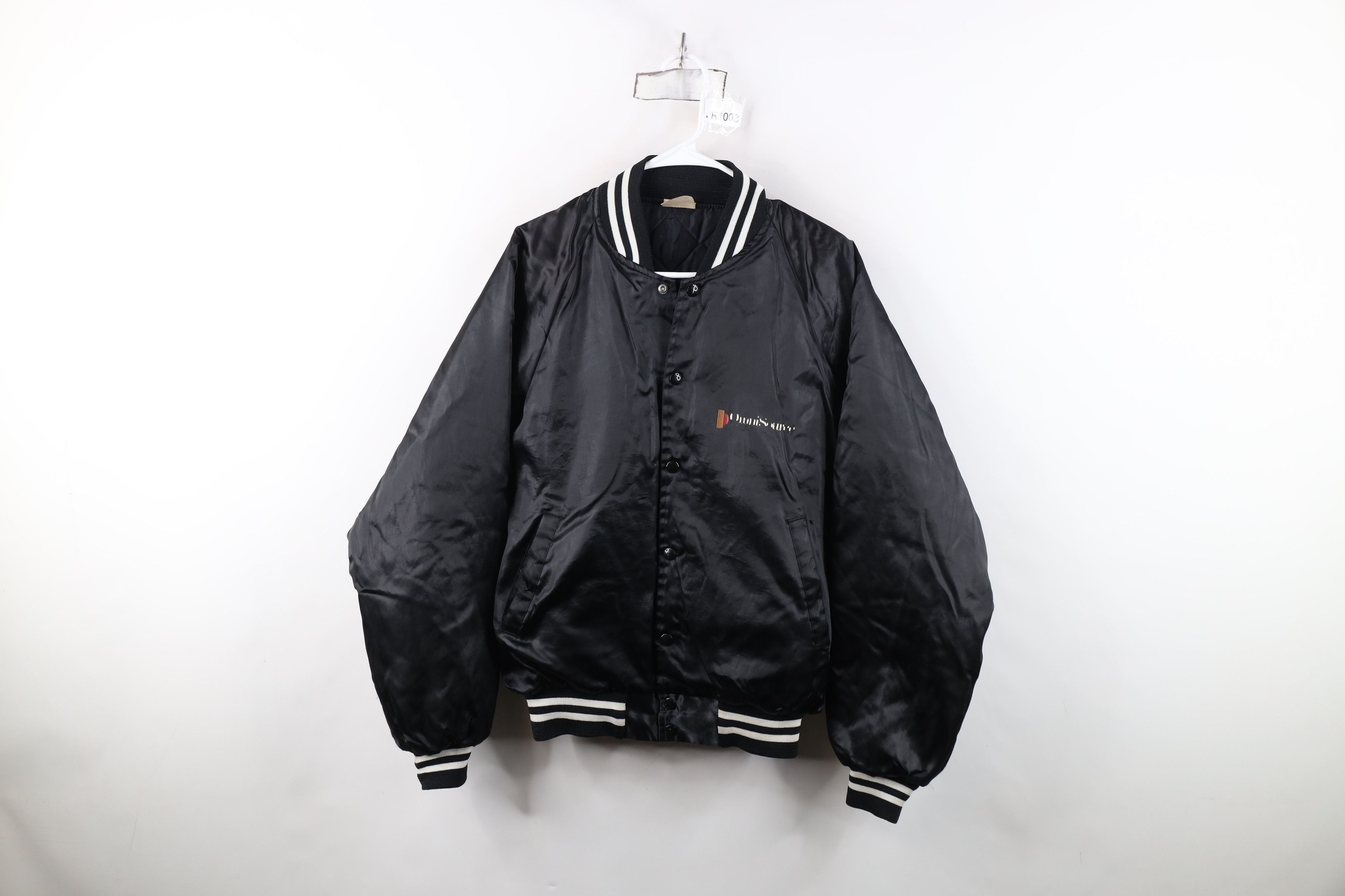 Vintage Vintage 80s 90s Omni Source Quilted Satin Bomber Jacket USA Size US M / EU 48-50 / 2 - 1 Thumbnail